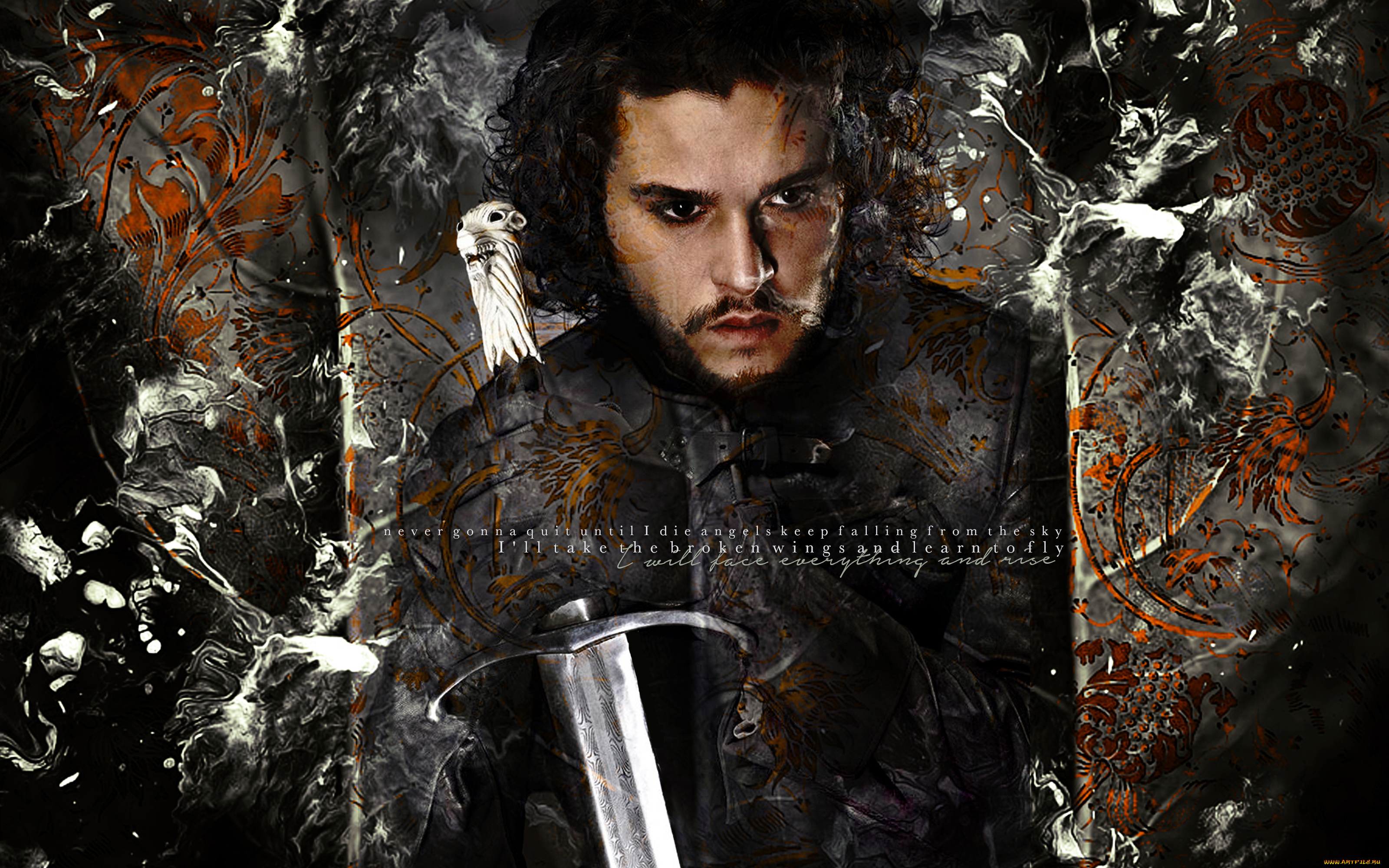 кино, фильмы, game, of, thrones, , сериал, мужчина, фон, взгляд, меч