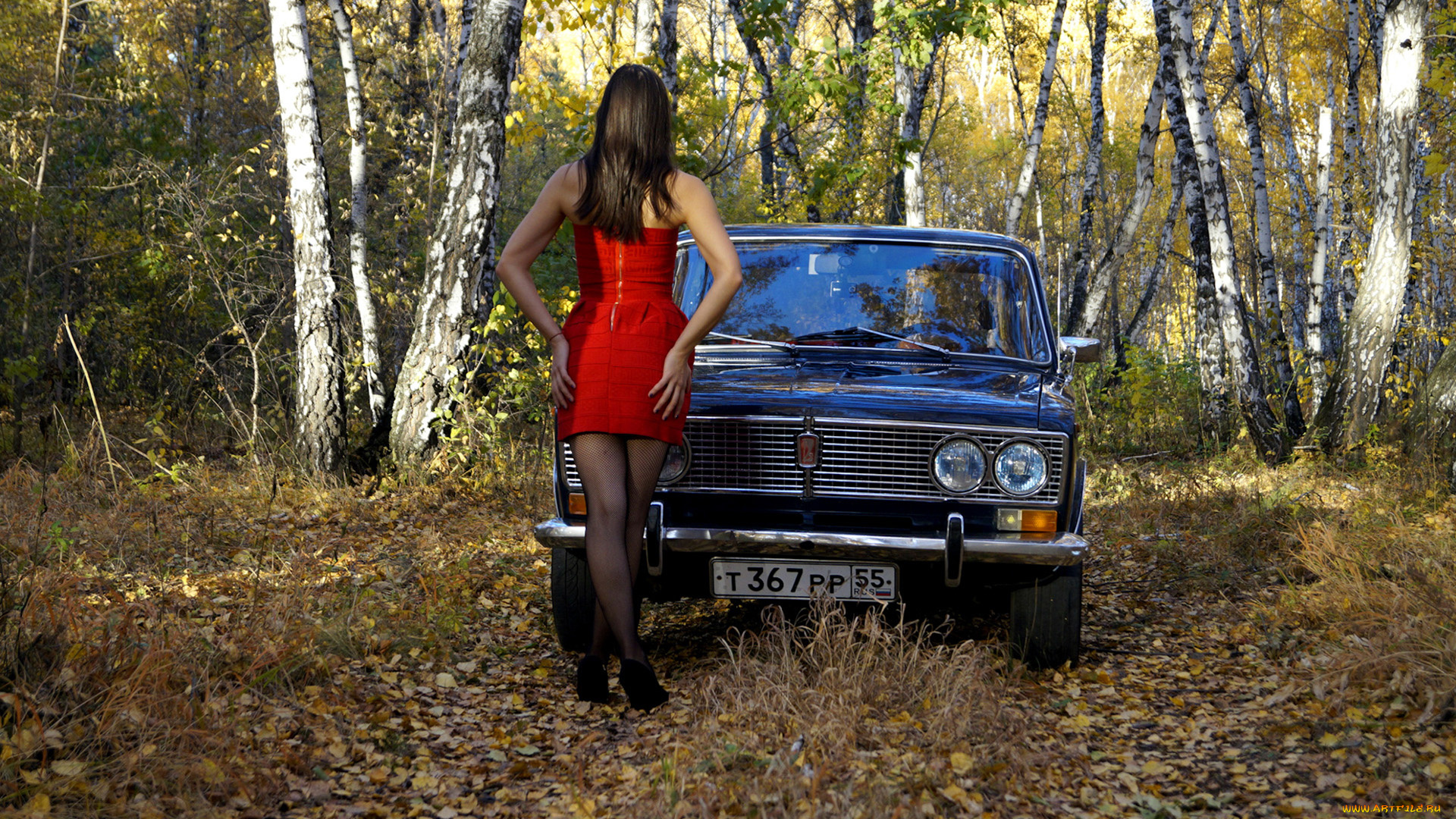 автомобили, -авто, с, девушками, lada, 2103, se