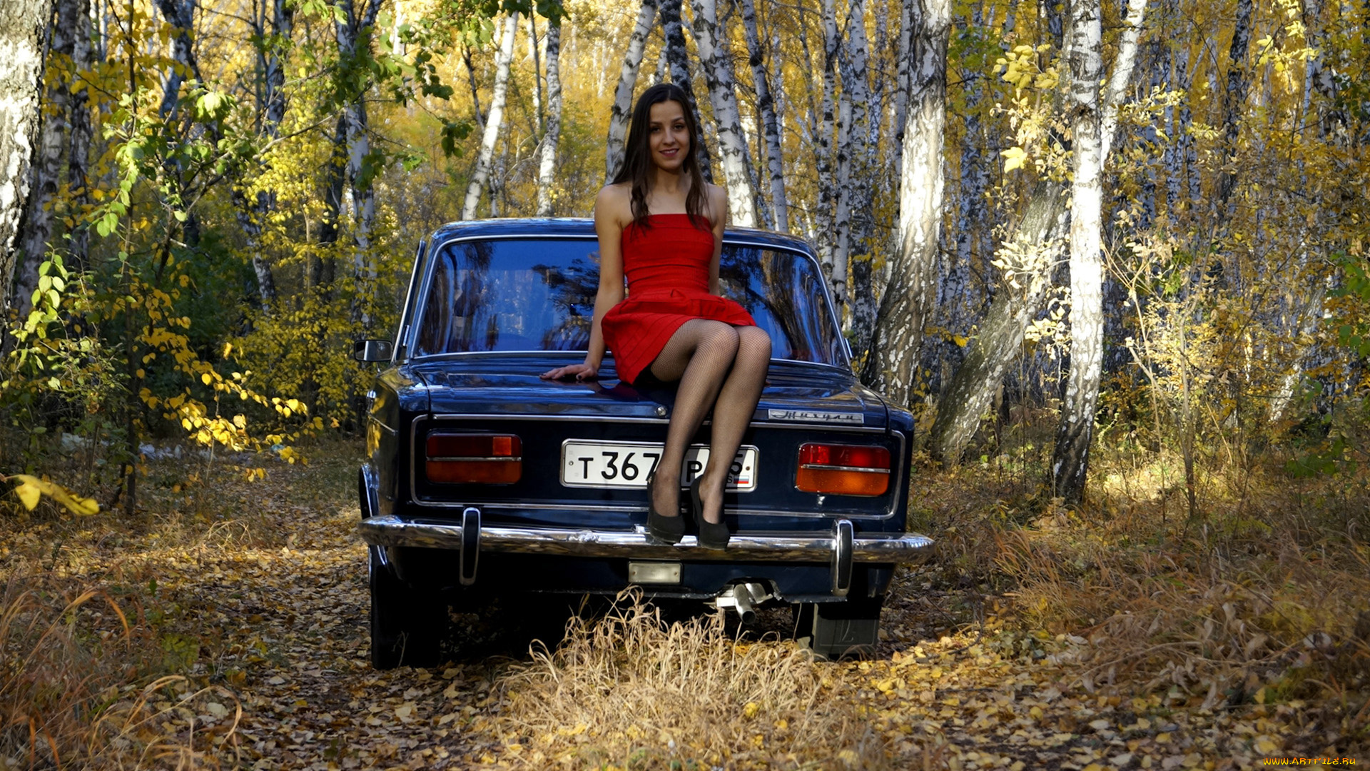 автомобили, -авто, с, девушками, lada, 2103, se