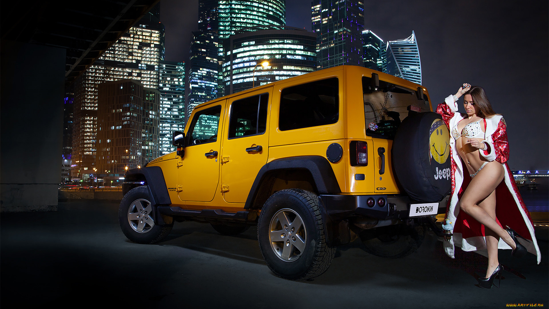 автомобили, -авто, с, девушками, вика, jeep, wrangler