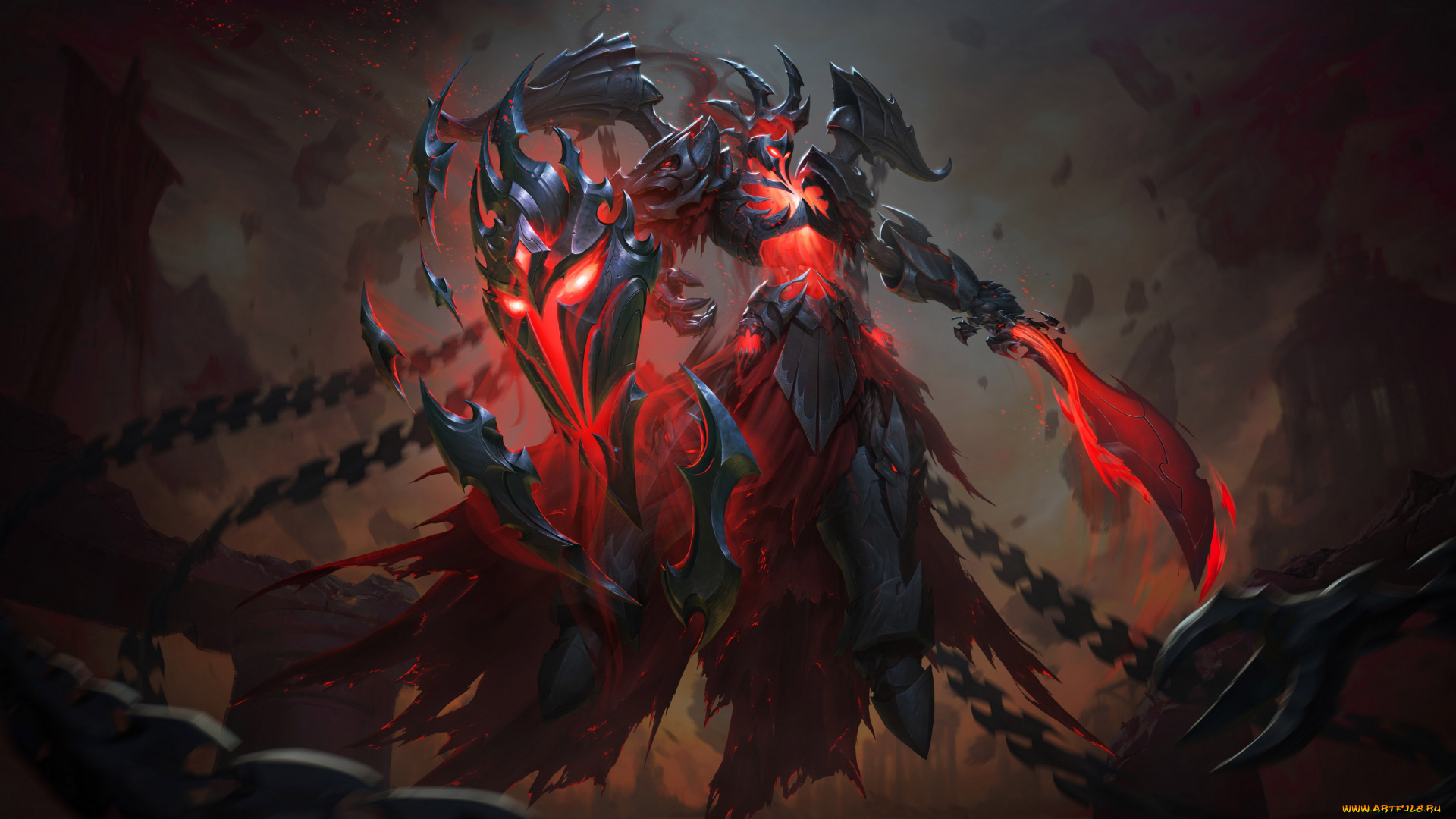 видео, игры, smite, фон, существо, щит, меч