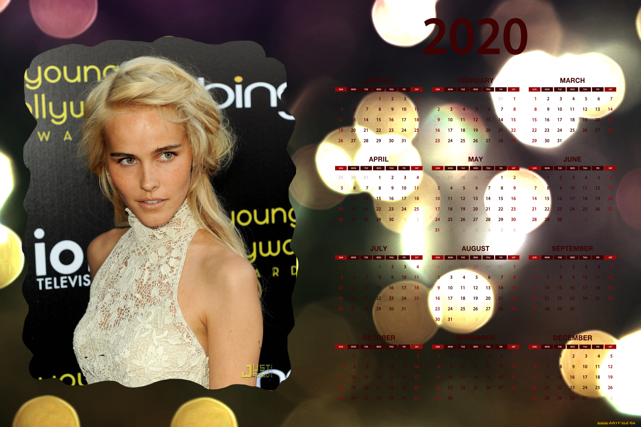 календари, девушки, 2020, calendar, девушка, знаменитость, женщина