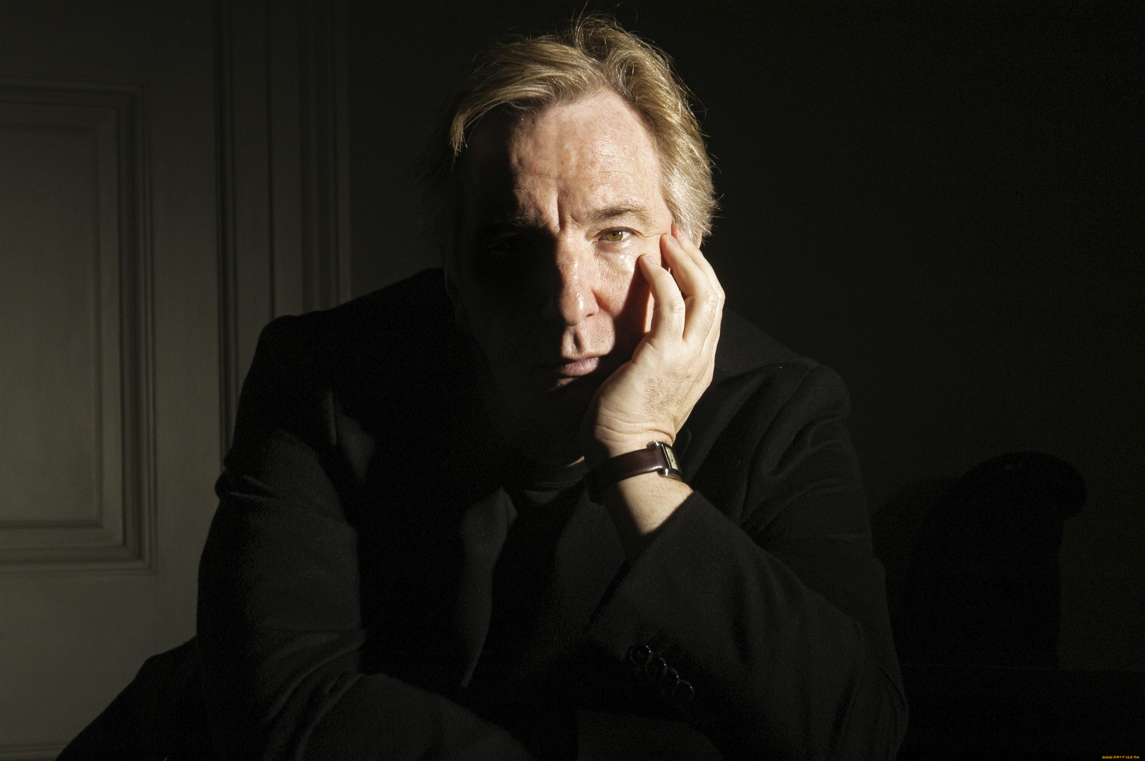 мужчины, alan, rickman, пиджак, актер