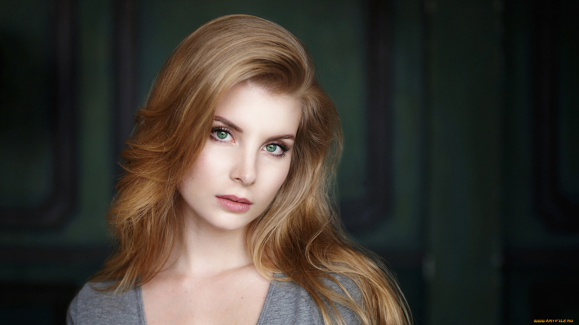 девушки, ирина, попова, портрет, зеленые, глаза, лицо, девушка, ирина, попова