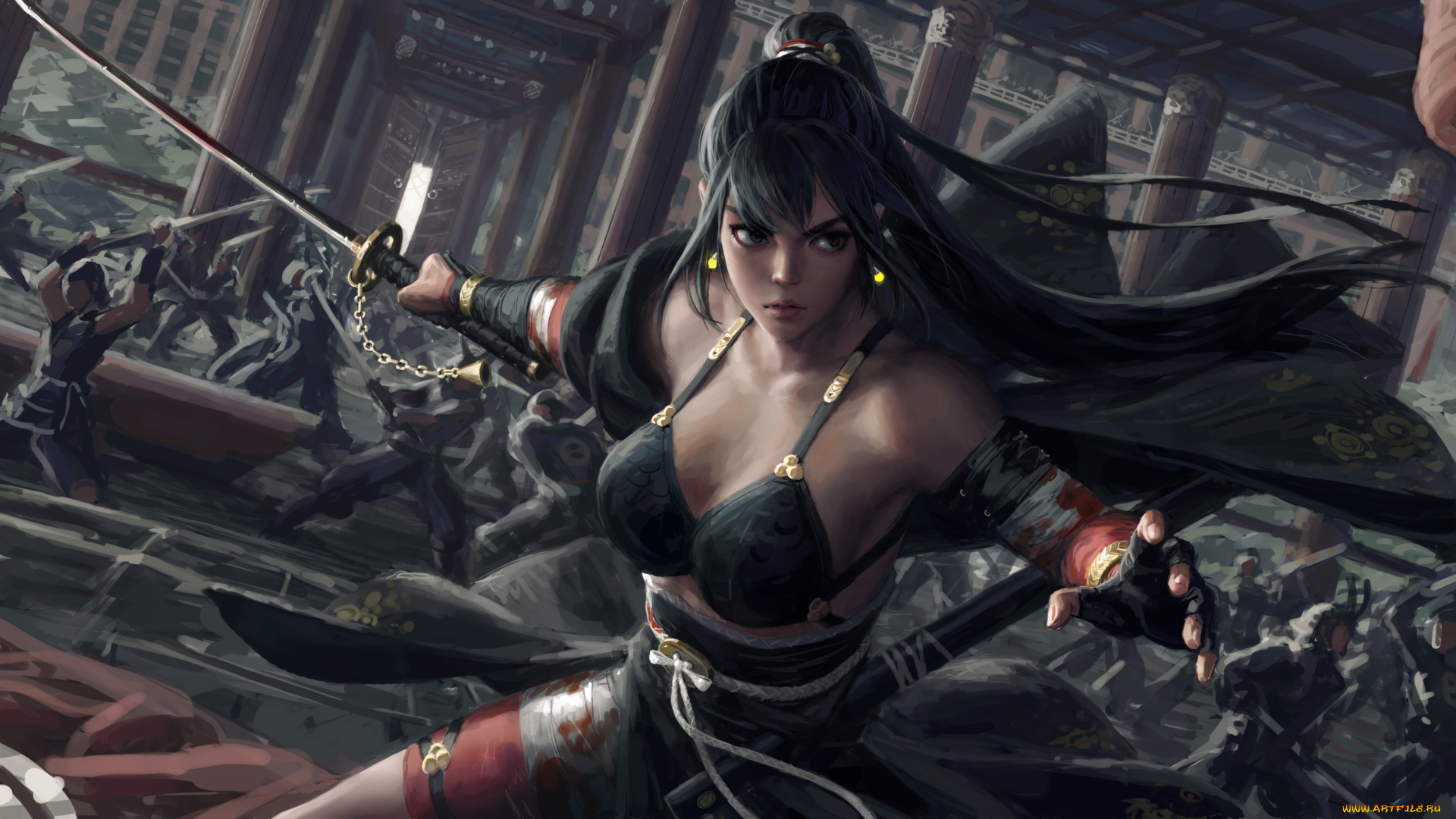 guweiz, фэнтези, девушки, девушка