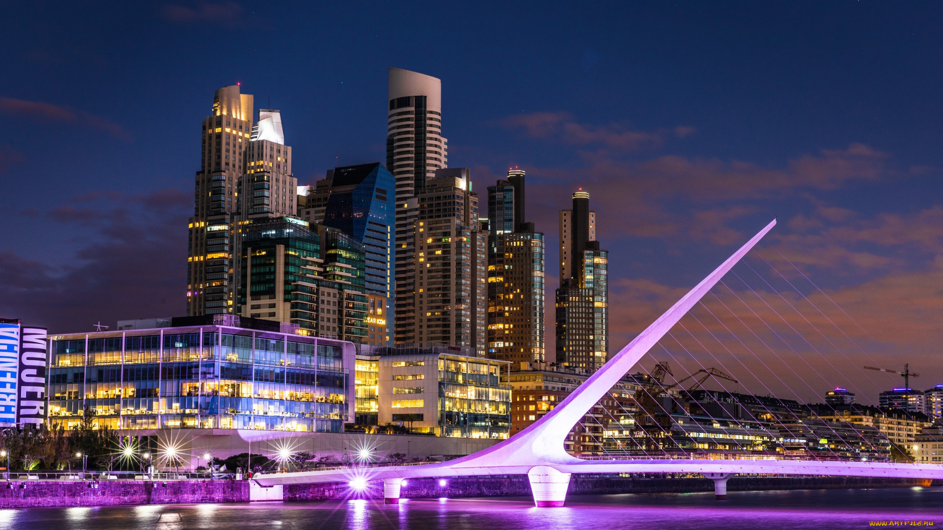 womans, bridge, puente, de, la, mujer, города, буэнос-айрес, , аргентина, womans, bridge, puente, de, la, mujer