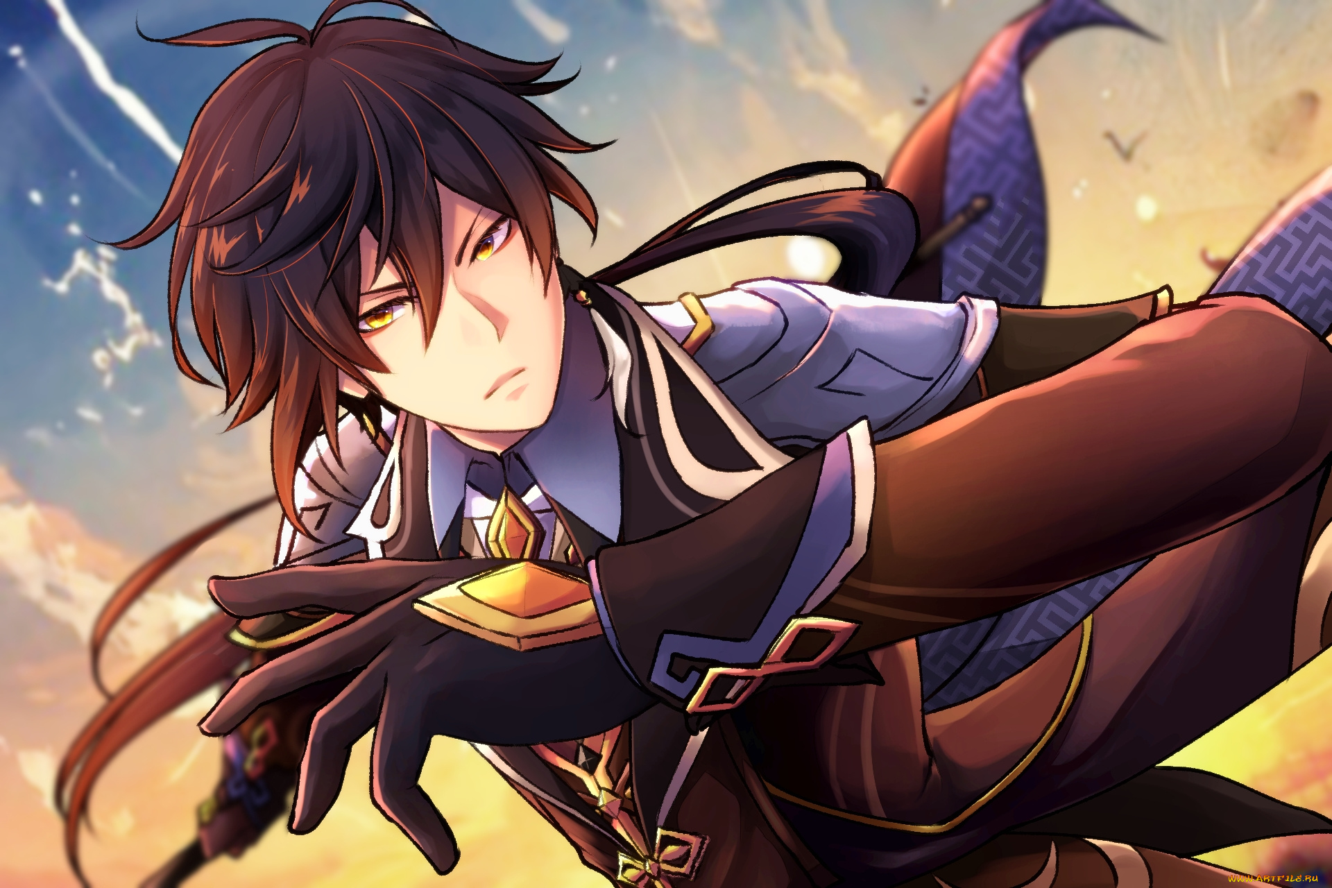 аниме, genshin, impact, genshin, impact