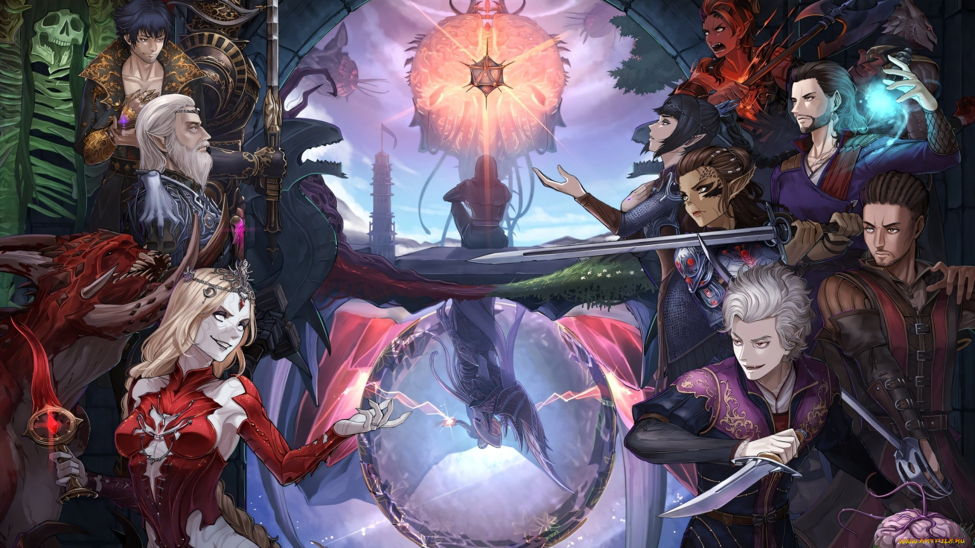 видео, игры, baldur`s, gate, ііi, baldurs, gate, 3, karlach