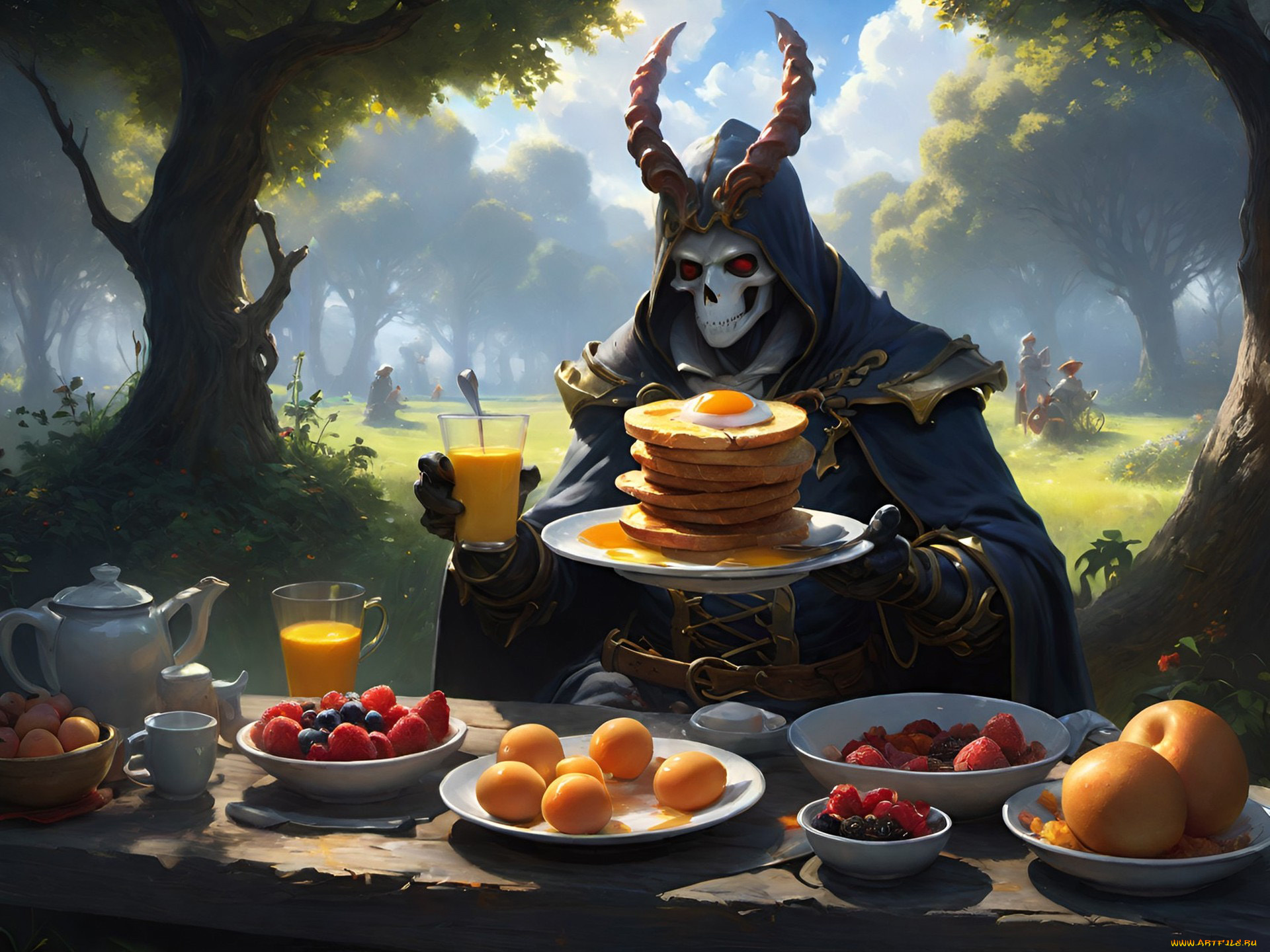 фэнтези, нежить, нейросети, графика, нейроарт, ai, art, нейронные, сети, рисунки, нейро, искусство