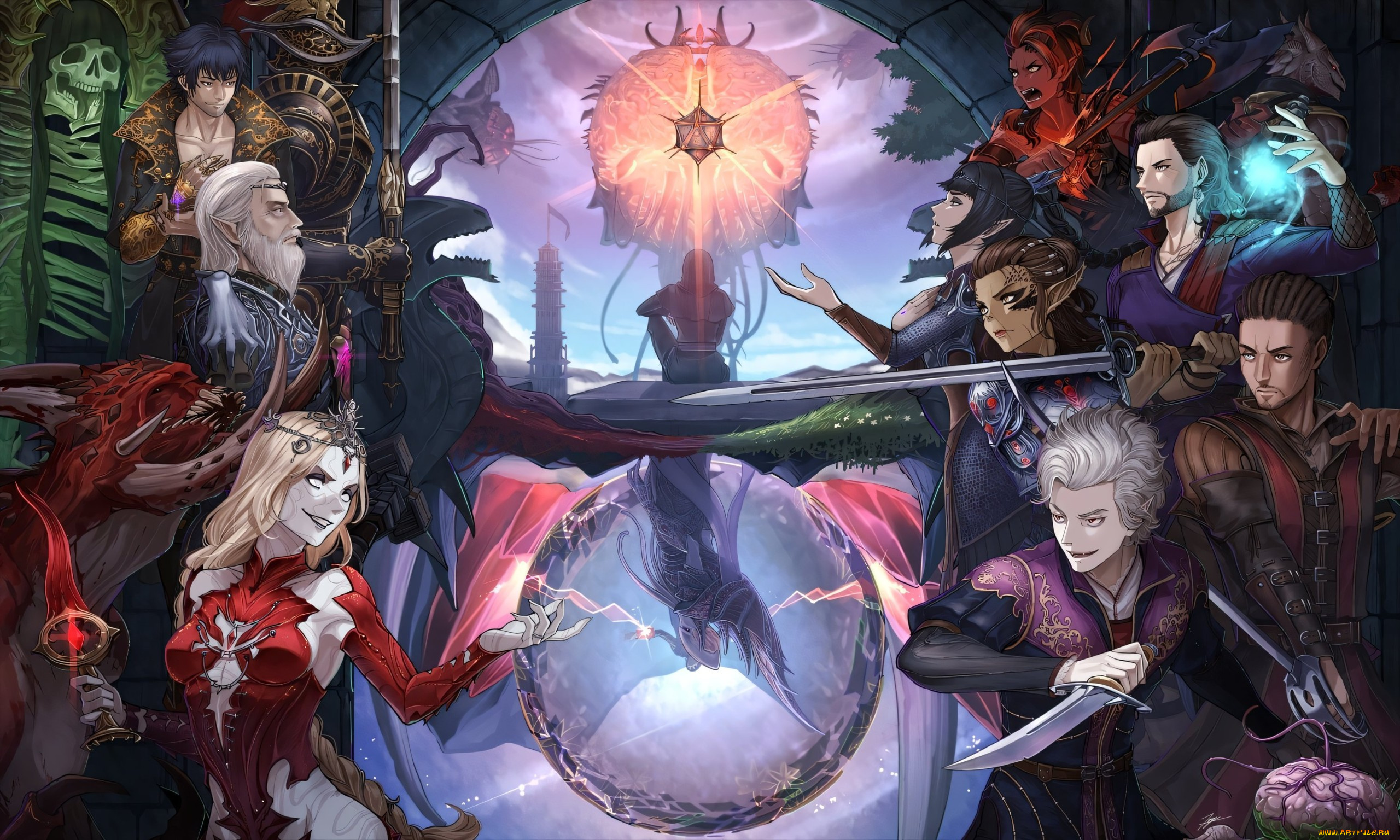 видео, игры, baldur`s, gate, ііi, baldurs, gate, 3, karlach