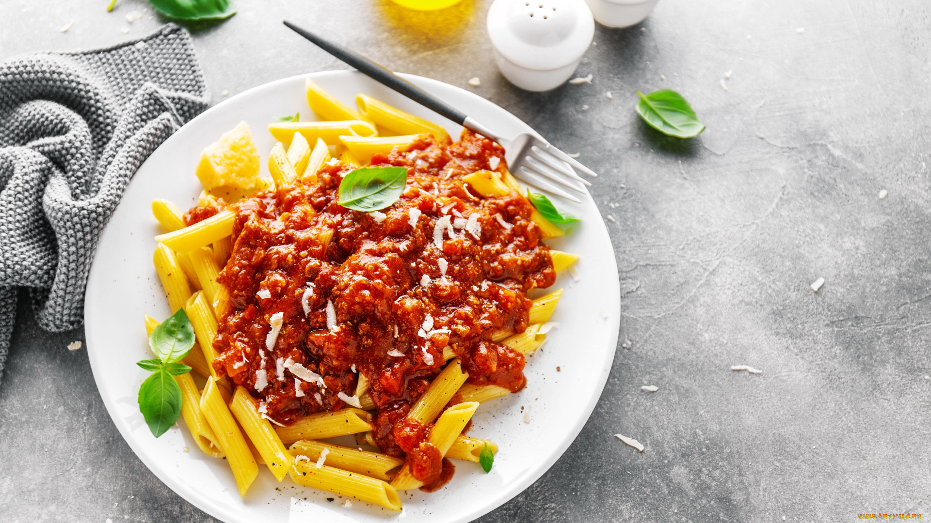 еда, макароны, , макаронные, блюда, паста, соус, базилик