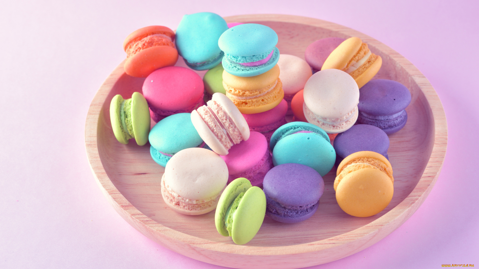 еда, макаруны, лакомство, ассорти