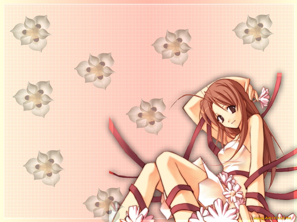 аниме, love, hina