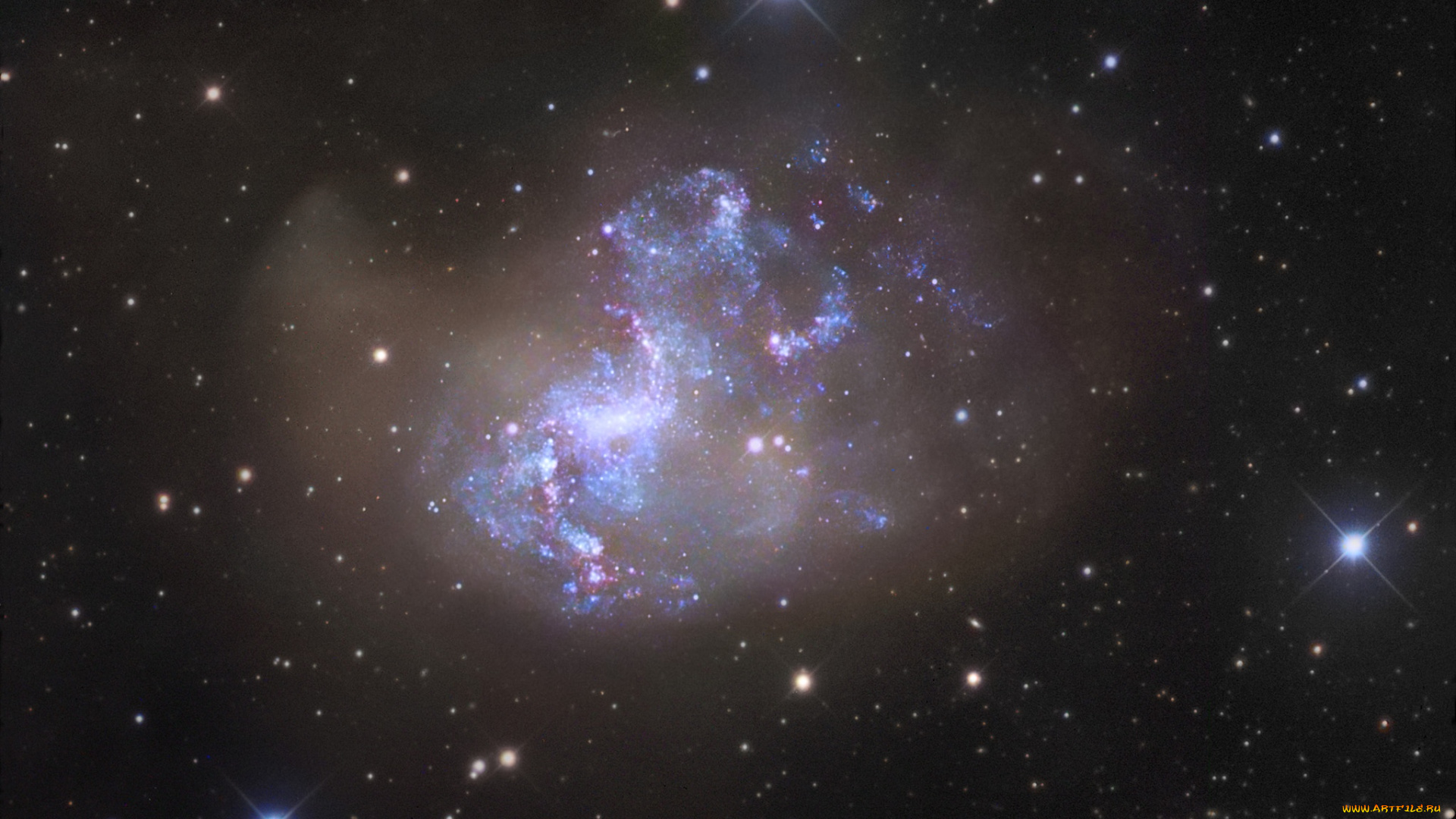 ngc, 1313, космос, галактики, туманности