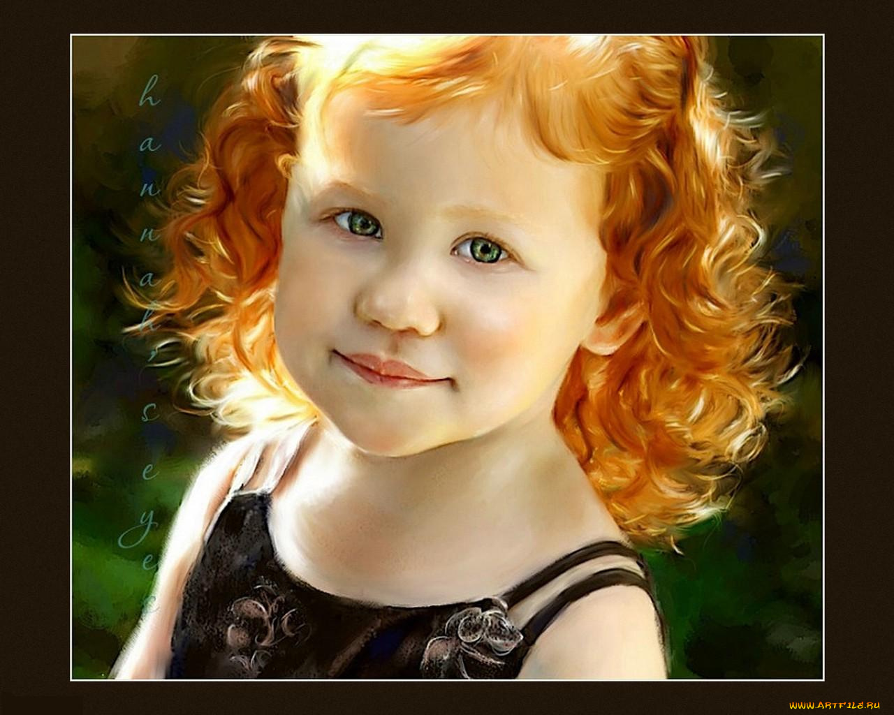 рисованные, дети