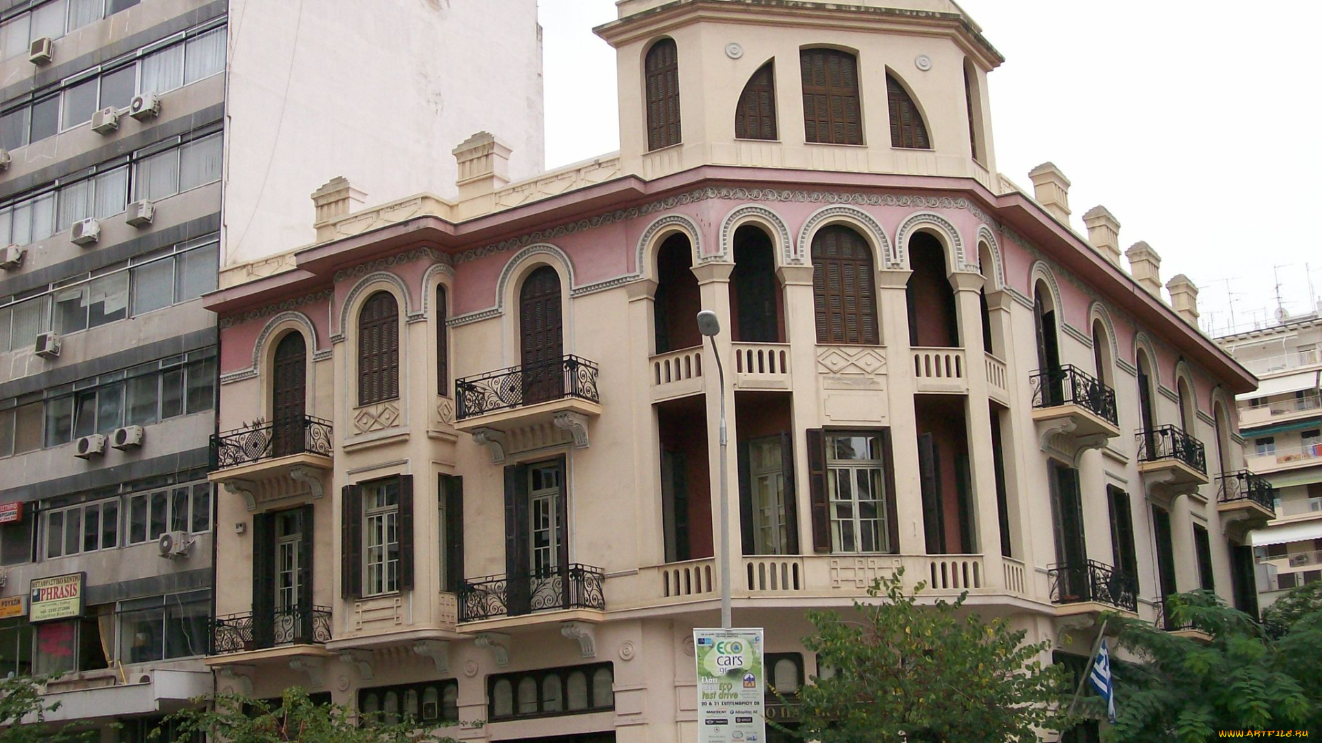 халкидики, аленка, меховская, города, здания, дома