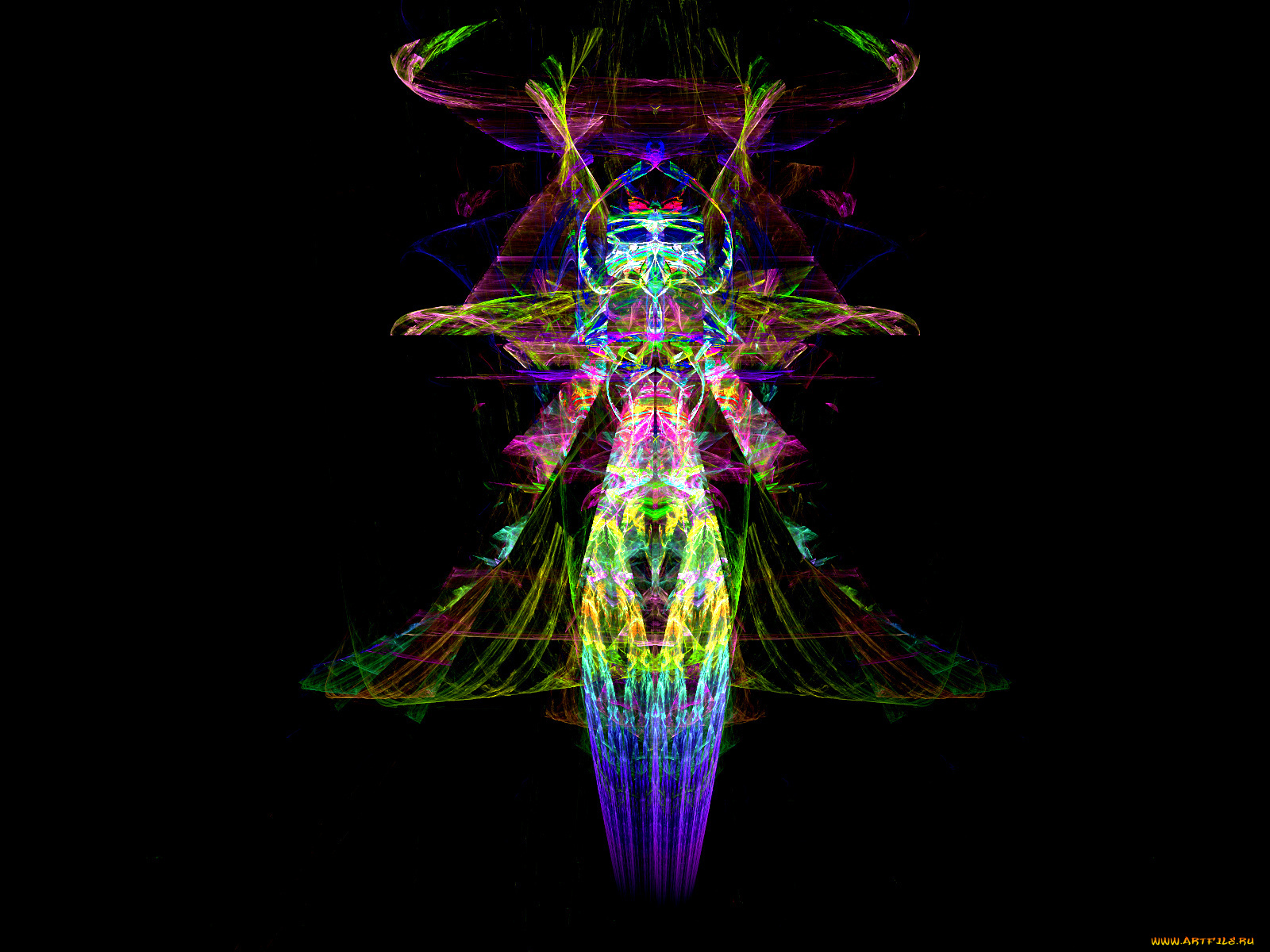 3д, графика, fractal, фракталы, узор, цвета