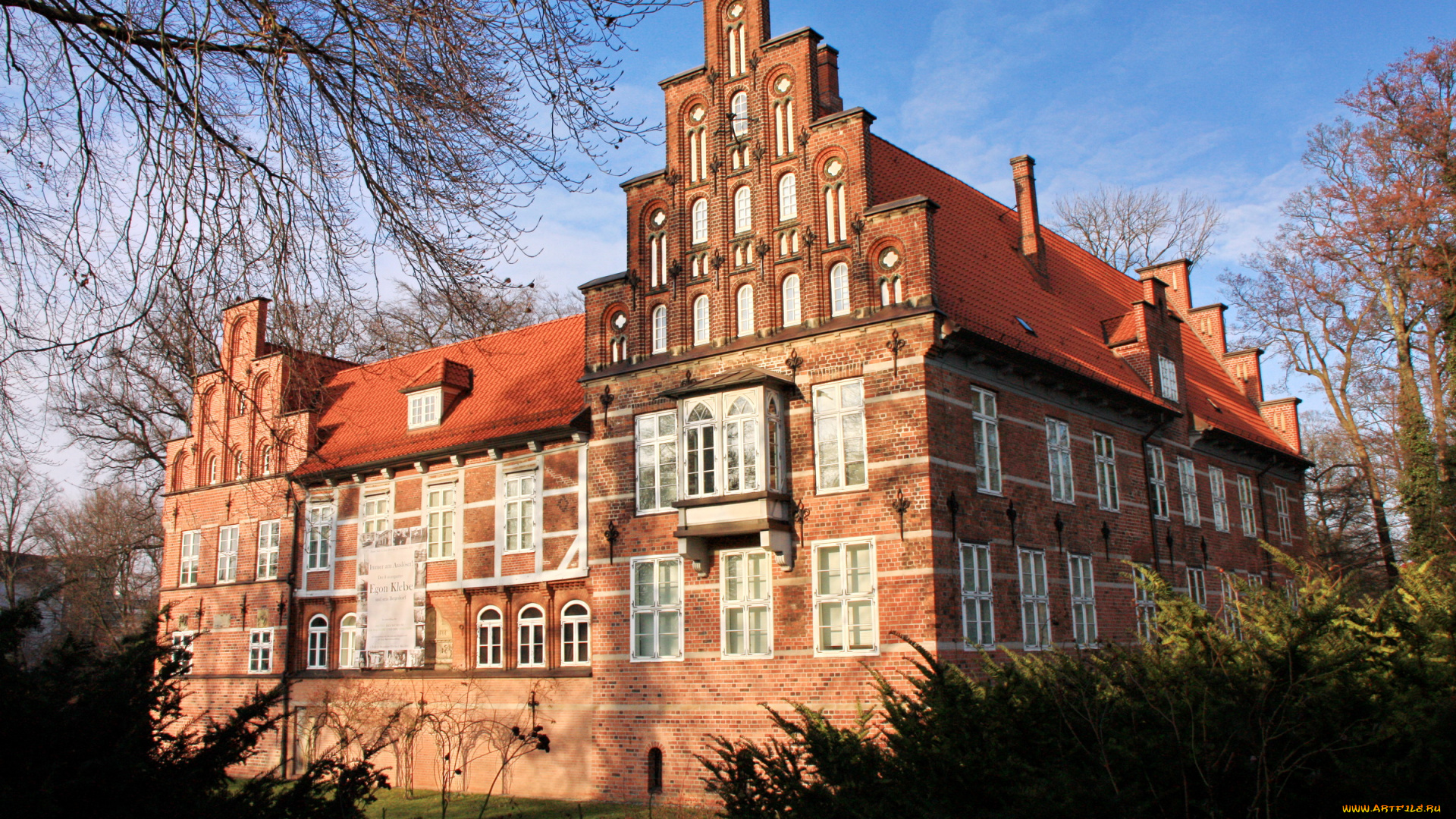 города, здания, дома, castle, bergedorf, germany