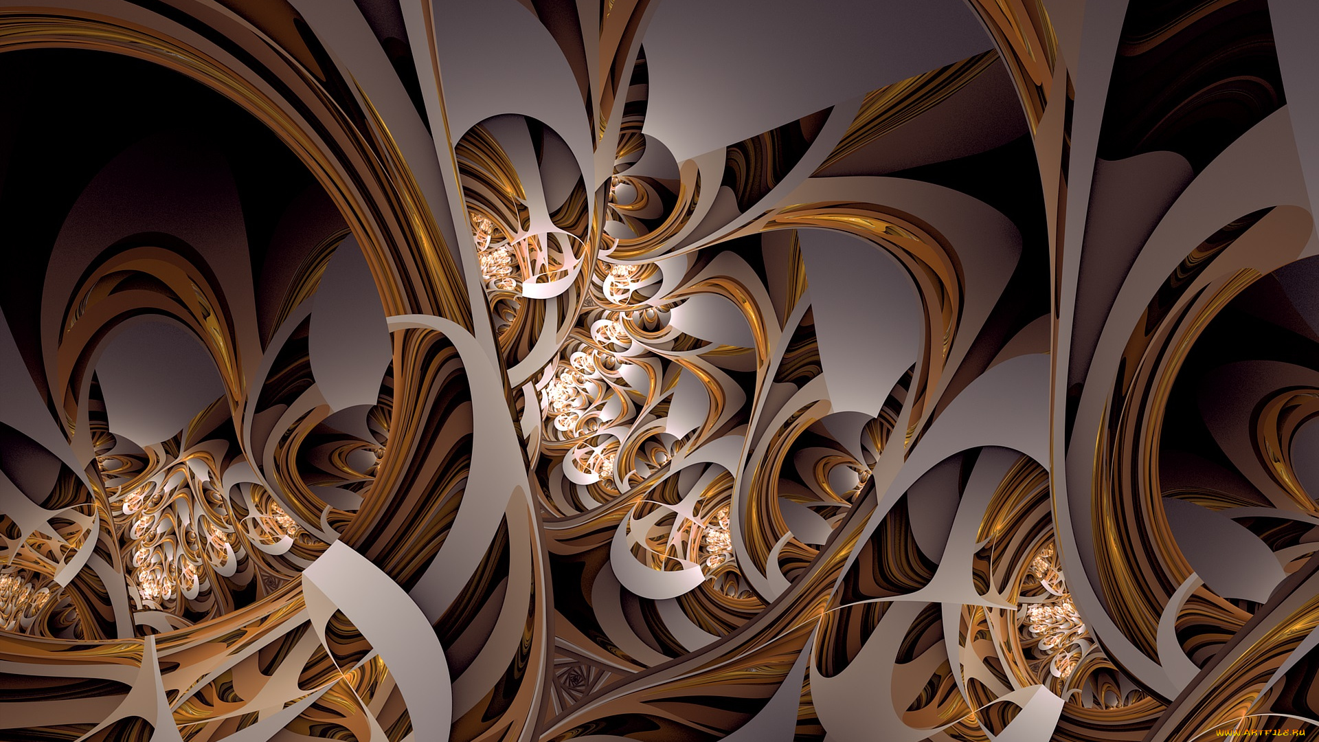 3д, графика, fractal, , фракталы, цвета, узор, фон