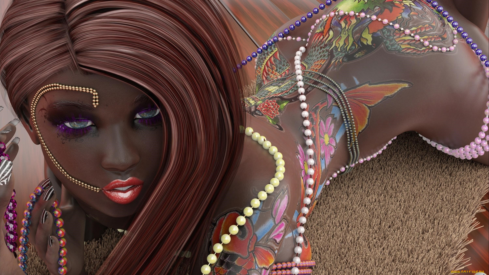 3д, графика, people, , люди, взгляд, девушка