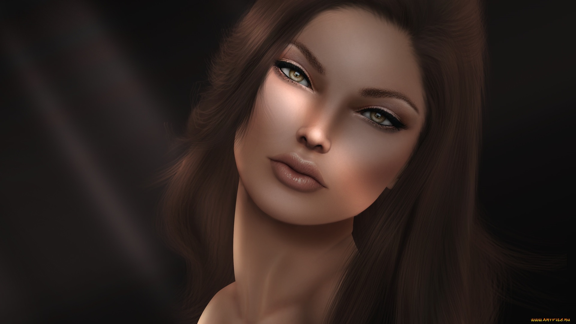 3д, графика, portraits, , портрет, лицо