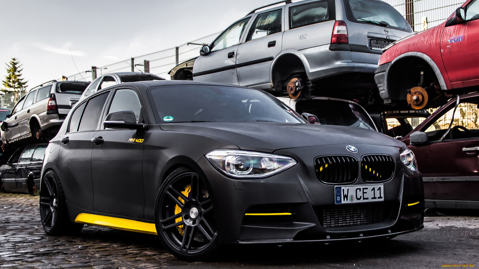 автомобили, bmw, manhart, темный, 2014, f20, racing, mh1, 400