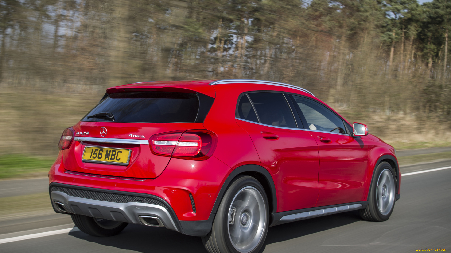 автомобили, mercedes-benz, красный, package, sport, amg, 2014, gla, 250, 4matic, uk-spec, x156