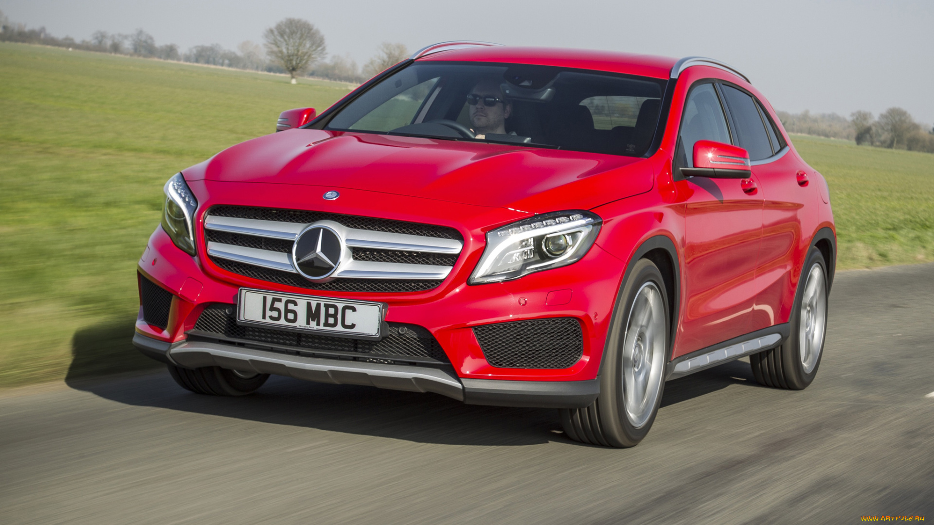 автомобили, mercedes-benz, x156, uk-spec, package, sport, amg, 4matic, 250, gla, 2014, красный