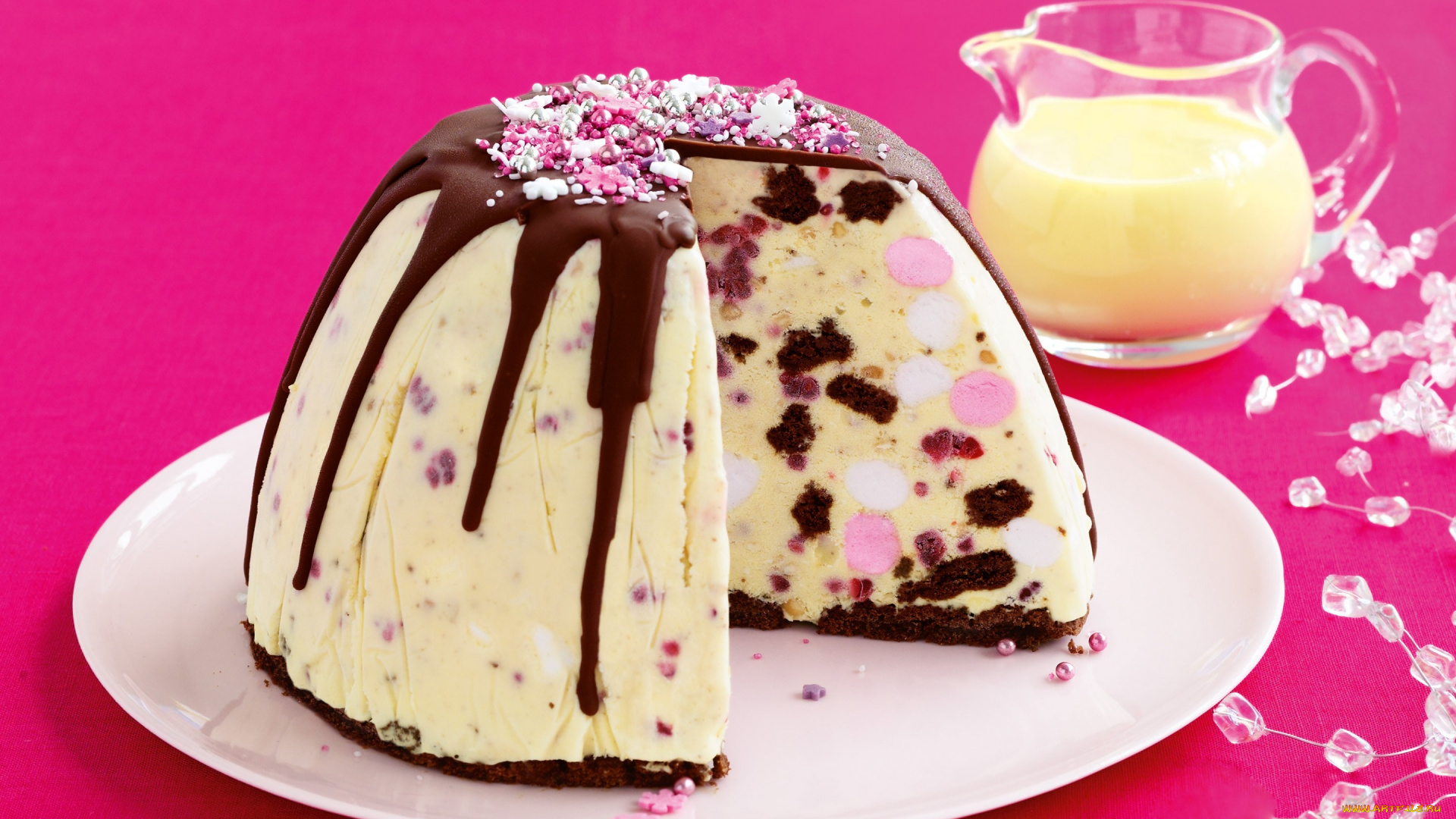 еда, торты, глазурь