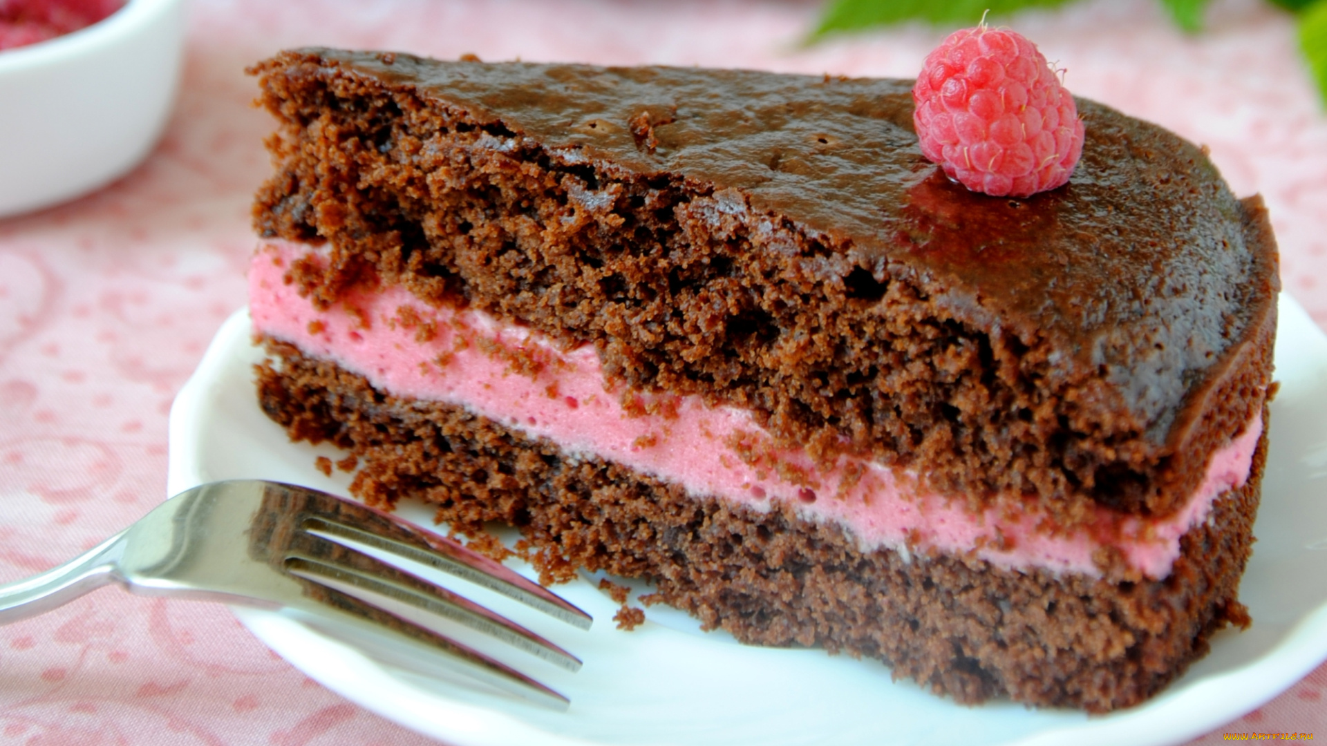 еда, торты, малина, крем