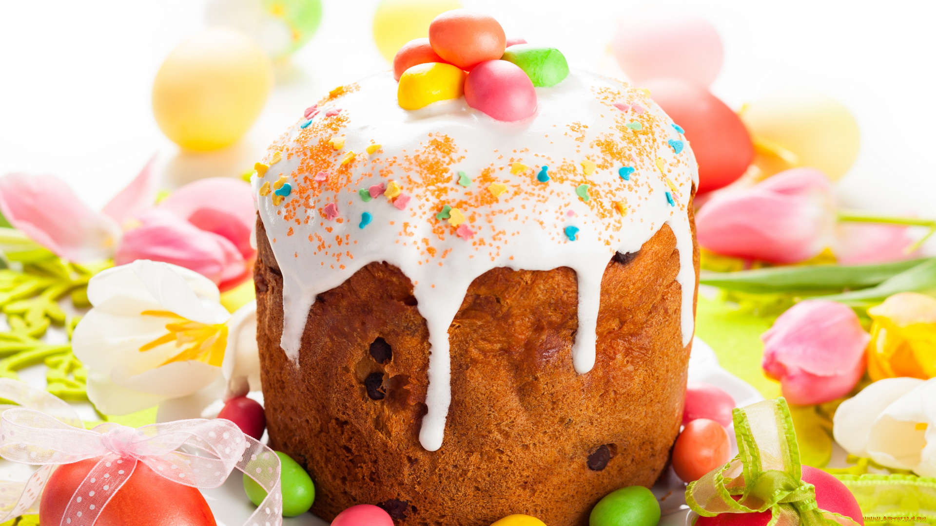 праздничные, пасха, яйца, кулич, праздник