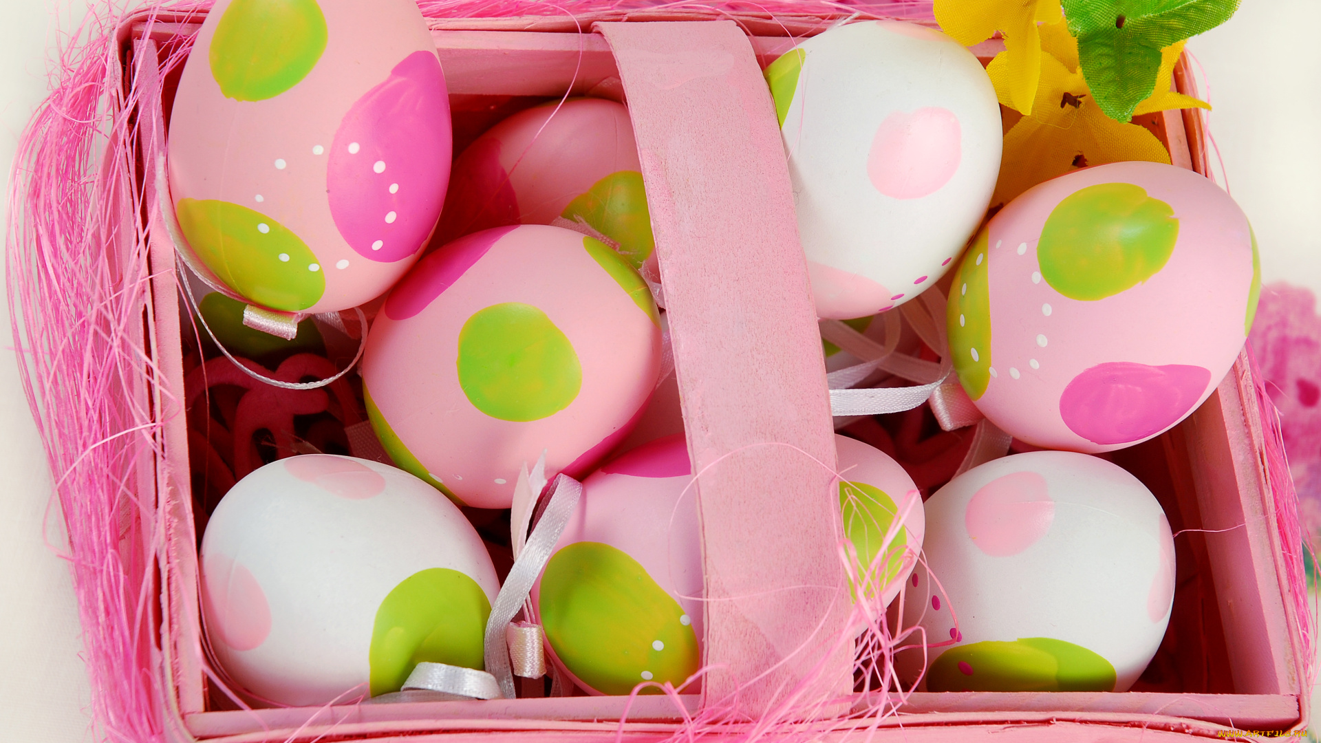 праздничные, пасха, яйца, праздник, корзина