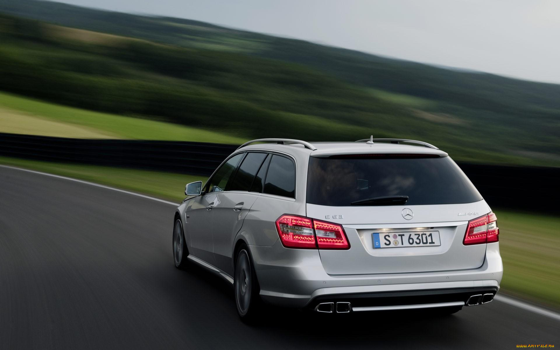 автомобили, mercedes-benz, серый, дорога, скорость, поля, трасса, mercedes, шоссе