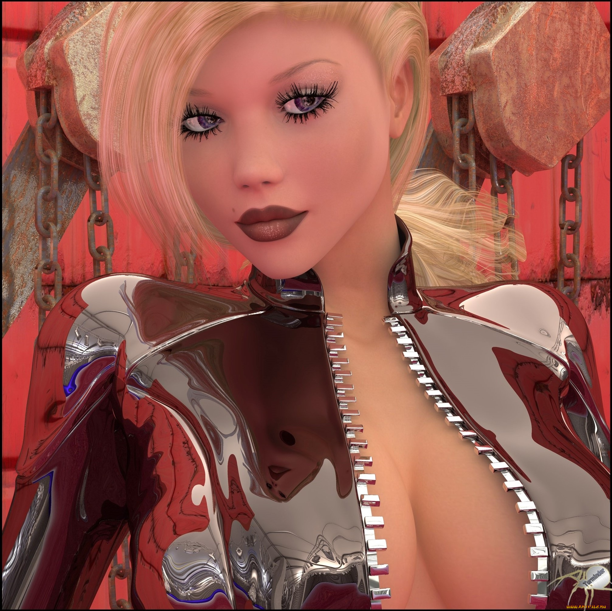 3д, графика, portraits, , портрет, взгляд, девушка