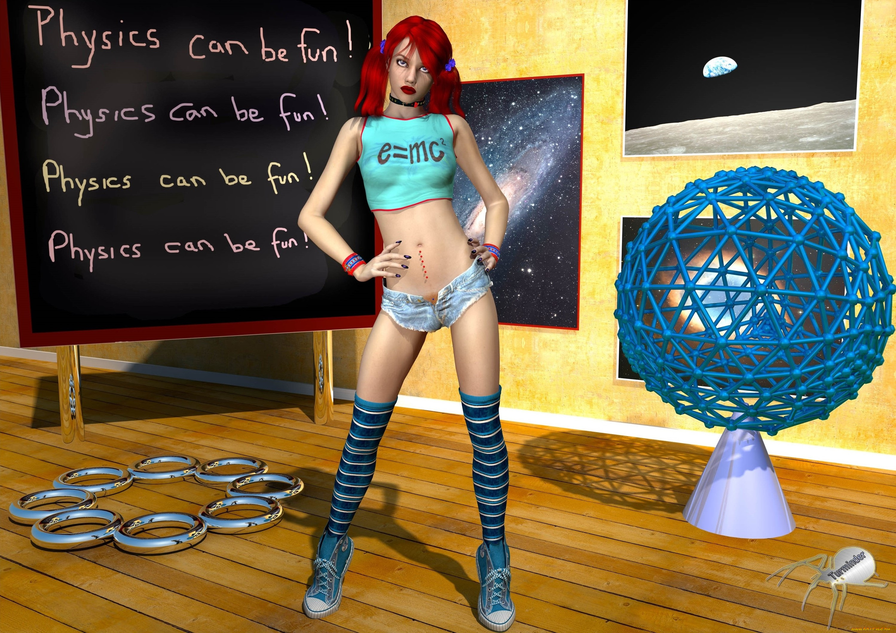 3д, графика, people, , люди, взгляд, девушка, класс, доска