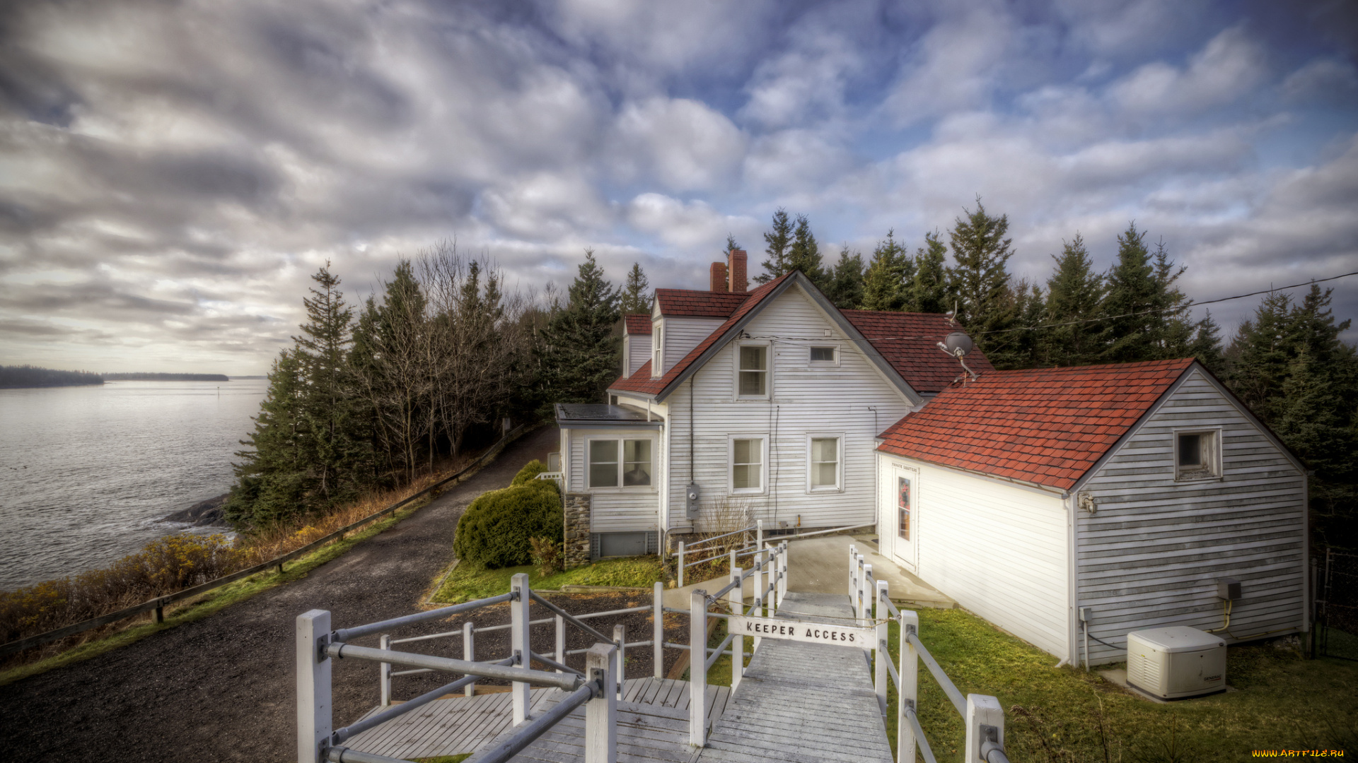 города, -, здания, , дома, дома, река, дорога