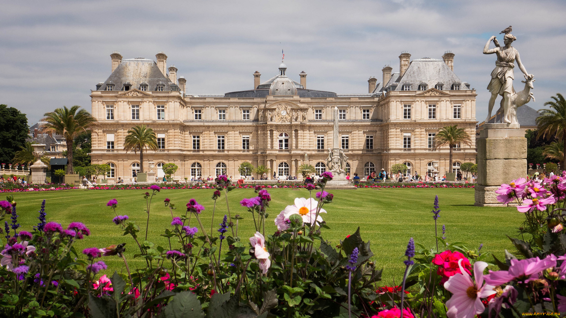 luxembourg, palace, , paris, france, города, париж, , франция, дворец