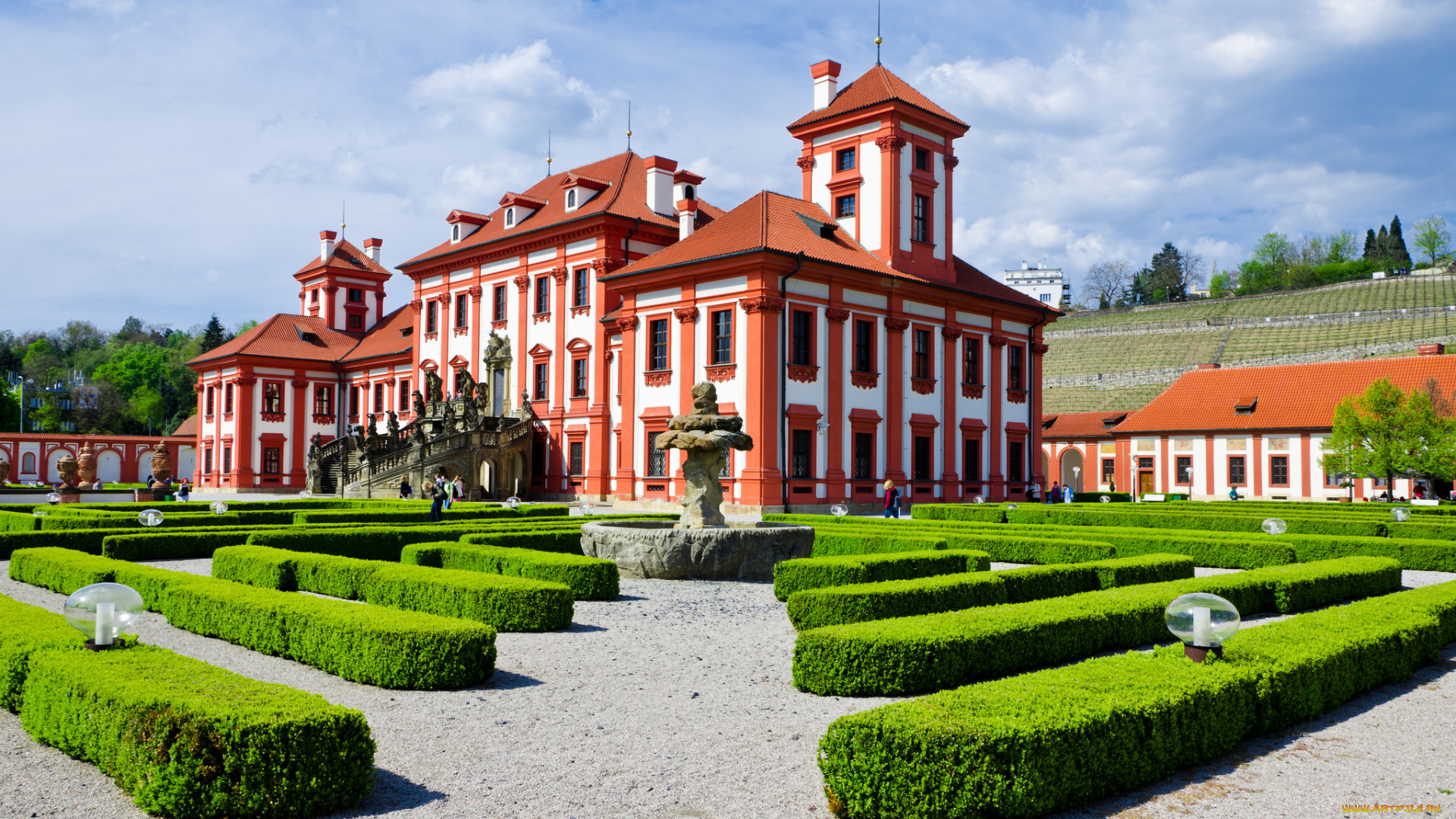 troja, palace, города, -, дворцы, , замки, , крепости, дворец