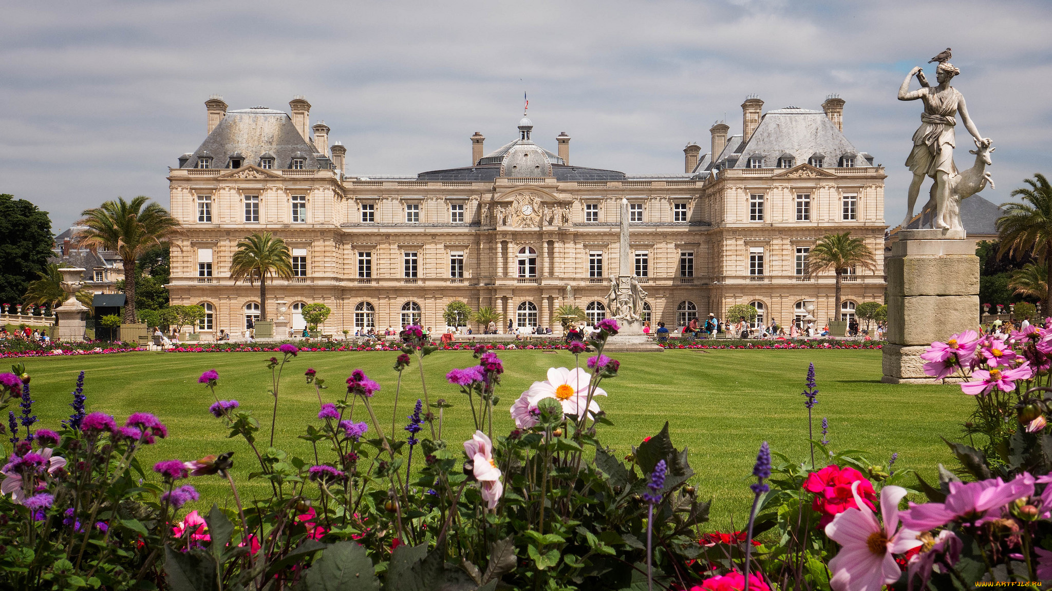 luxembourg, palace, , paris, france, города, париж, , франция, дворец