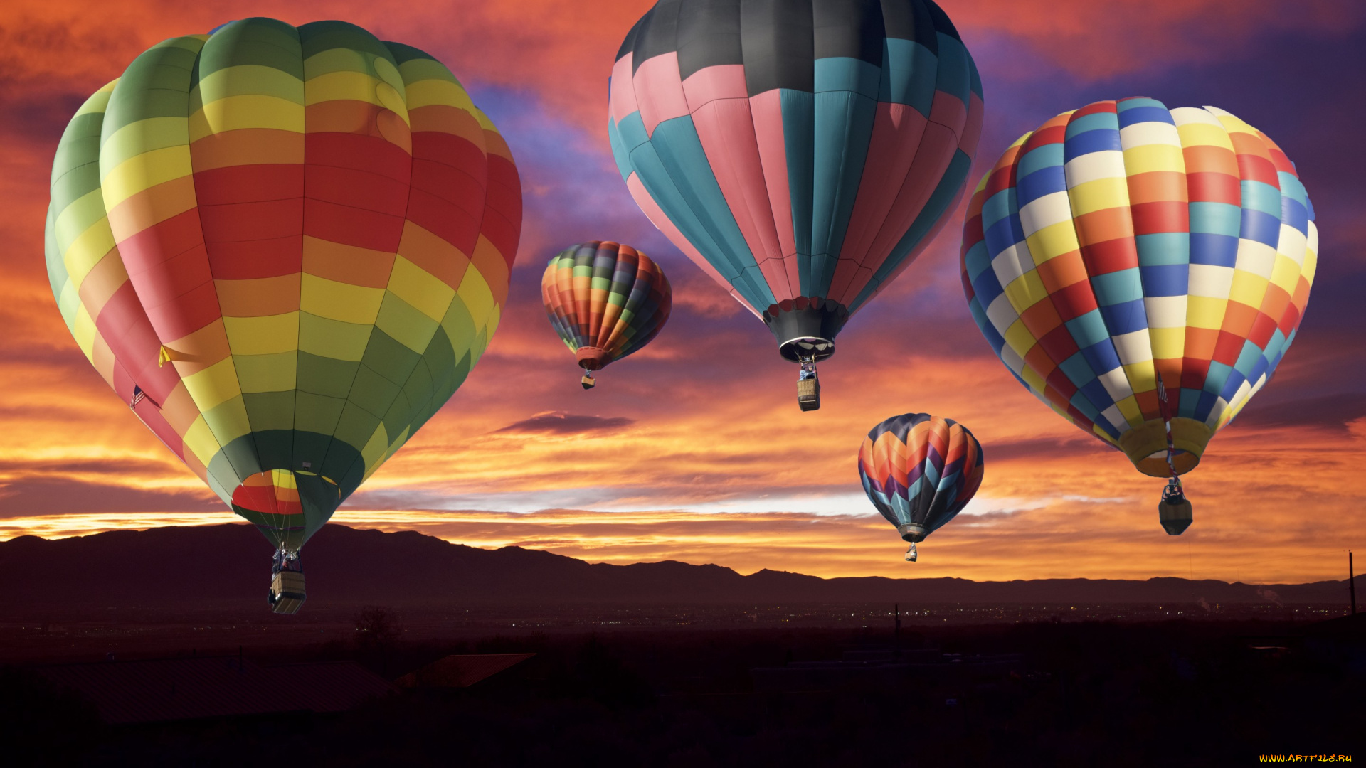 авиация, воздушные, шары, воздушные, шары