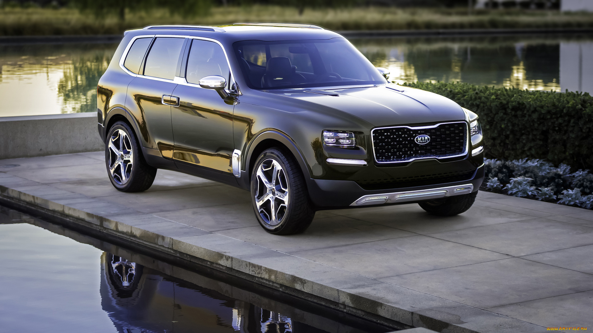 kia, telluride, concept, 2016, автомобили, kia, telluride, concept, 2016, crossover, джип, внедорожник
