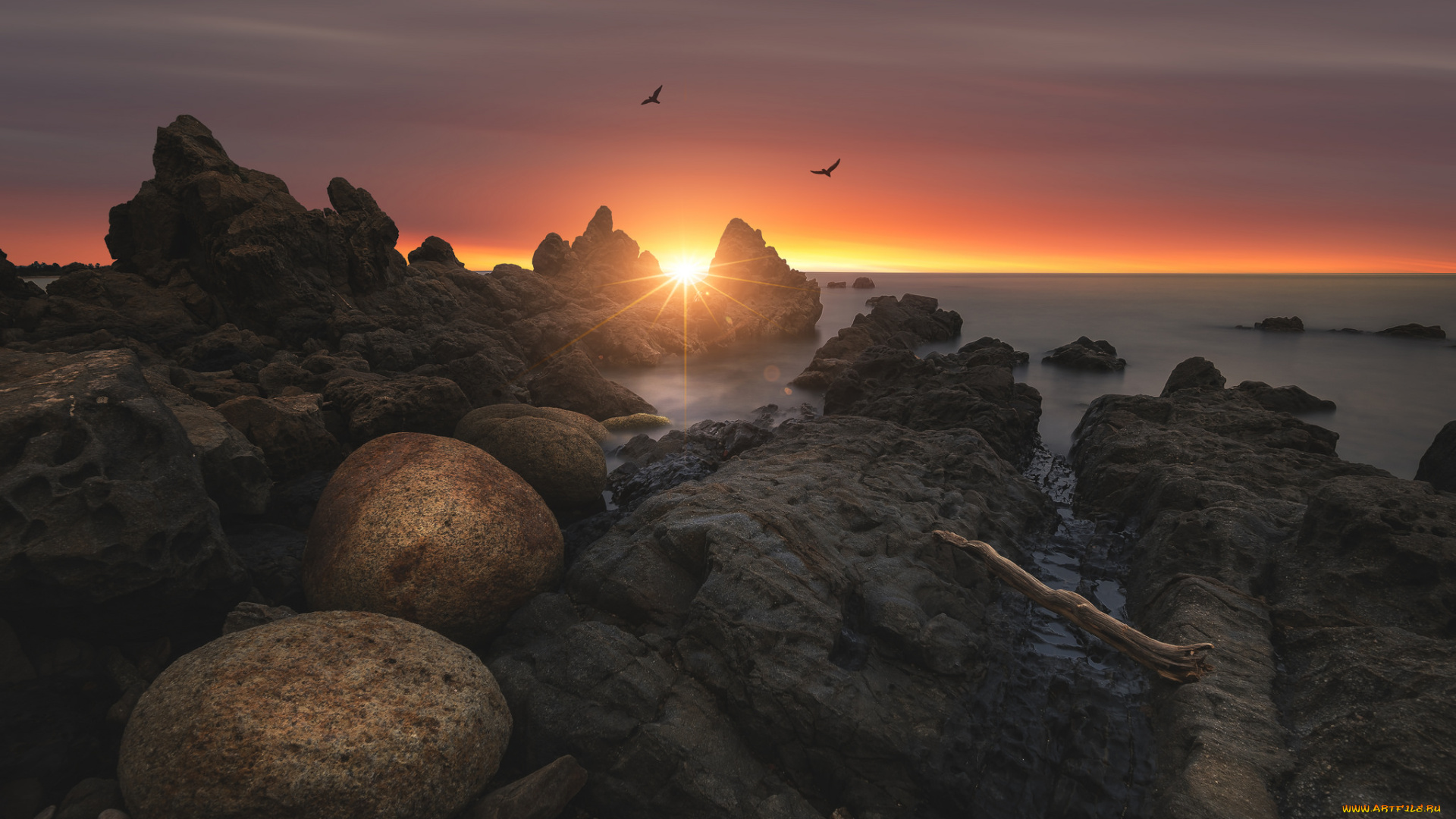 природа, восходы, закаты, рассвет