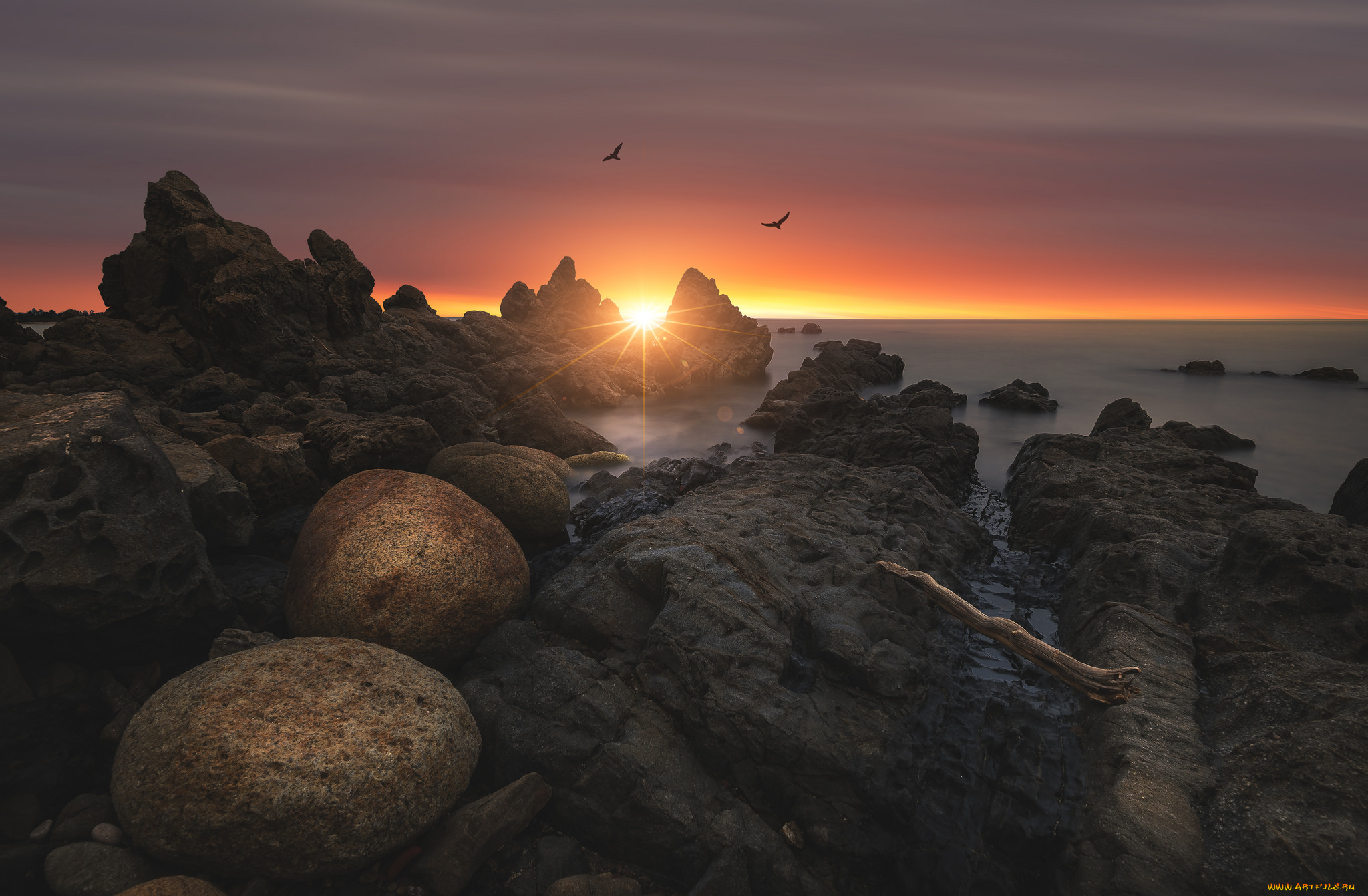 природа, восходы, закаты, рассвет