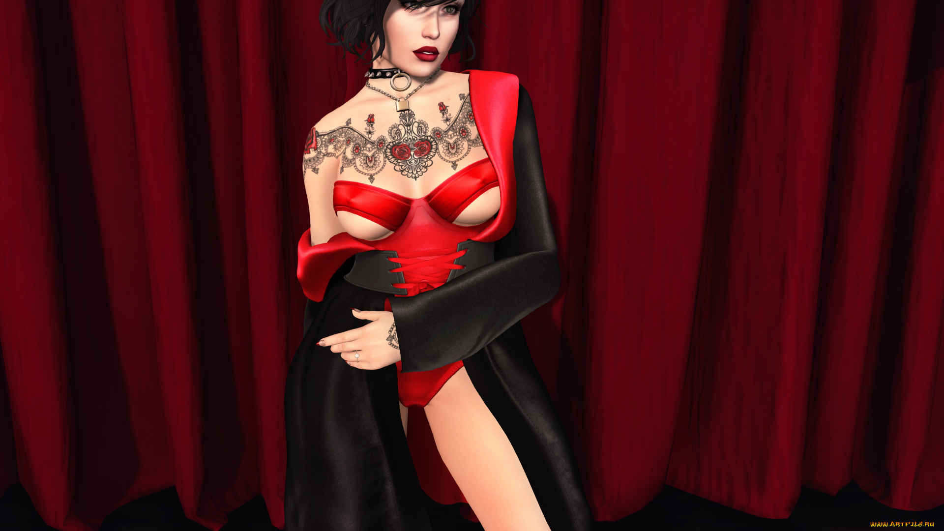 3д, графика, люди, , people, взгляд, девушка, фон