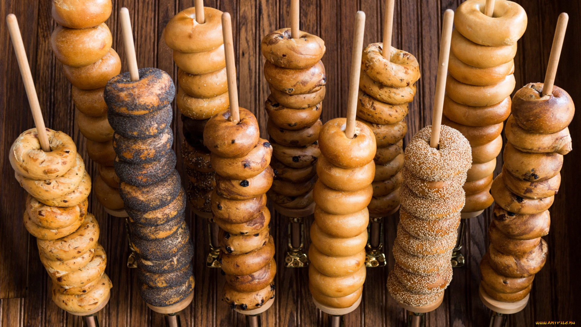 еда, хлеб, , выпечка, бублики
