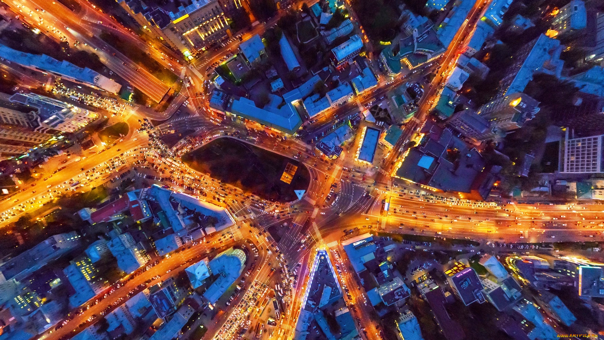 таганская, площадь, города, москва, , россия, дороги, огни, панорама, столица, дома