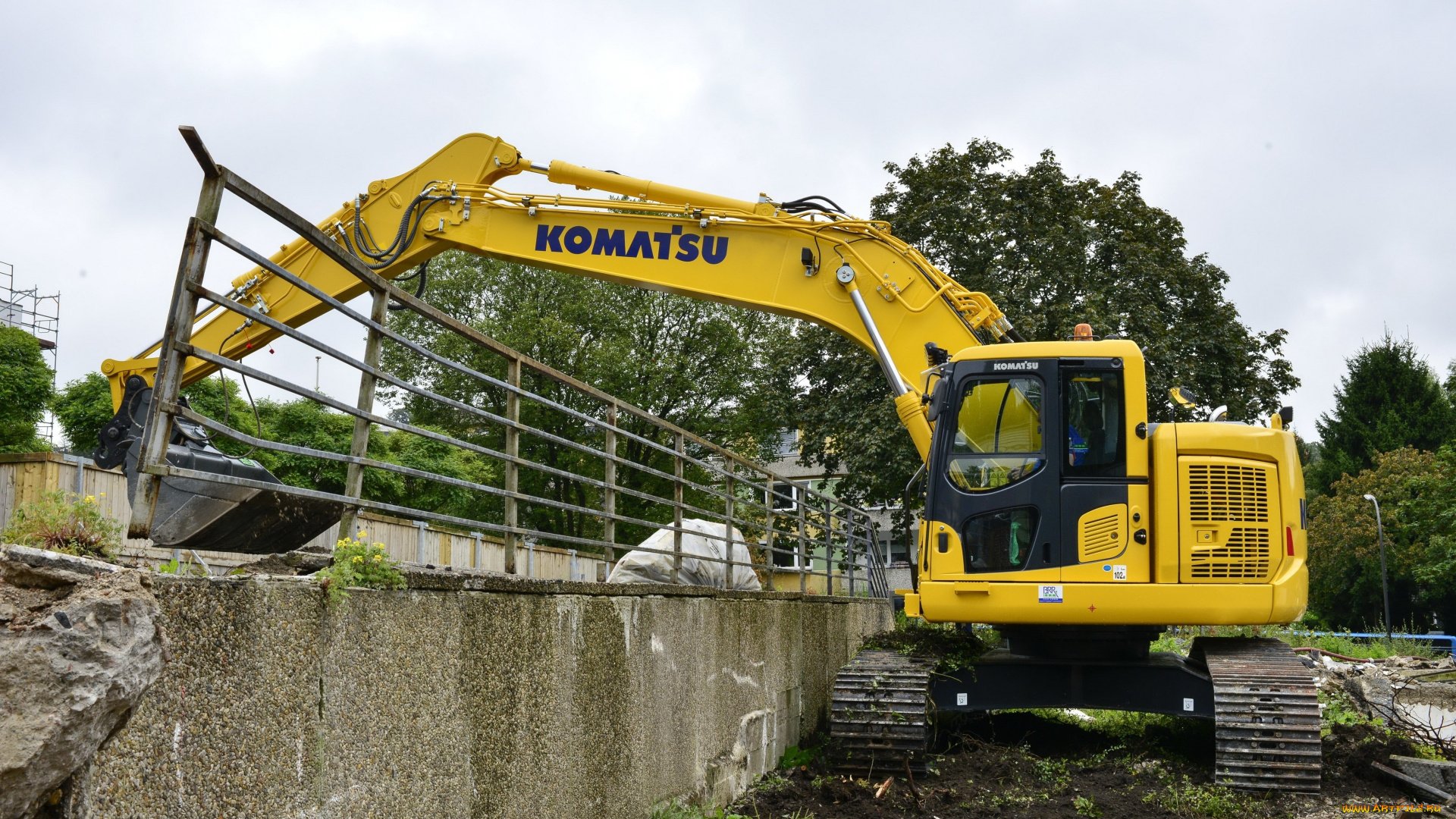 техника, экскаваторы, komatsu