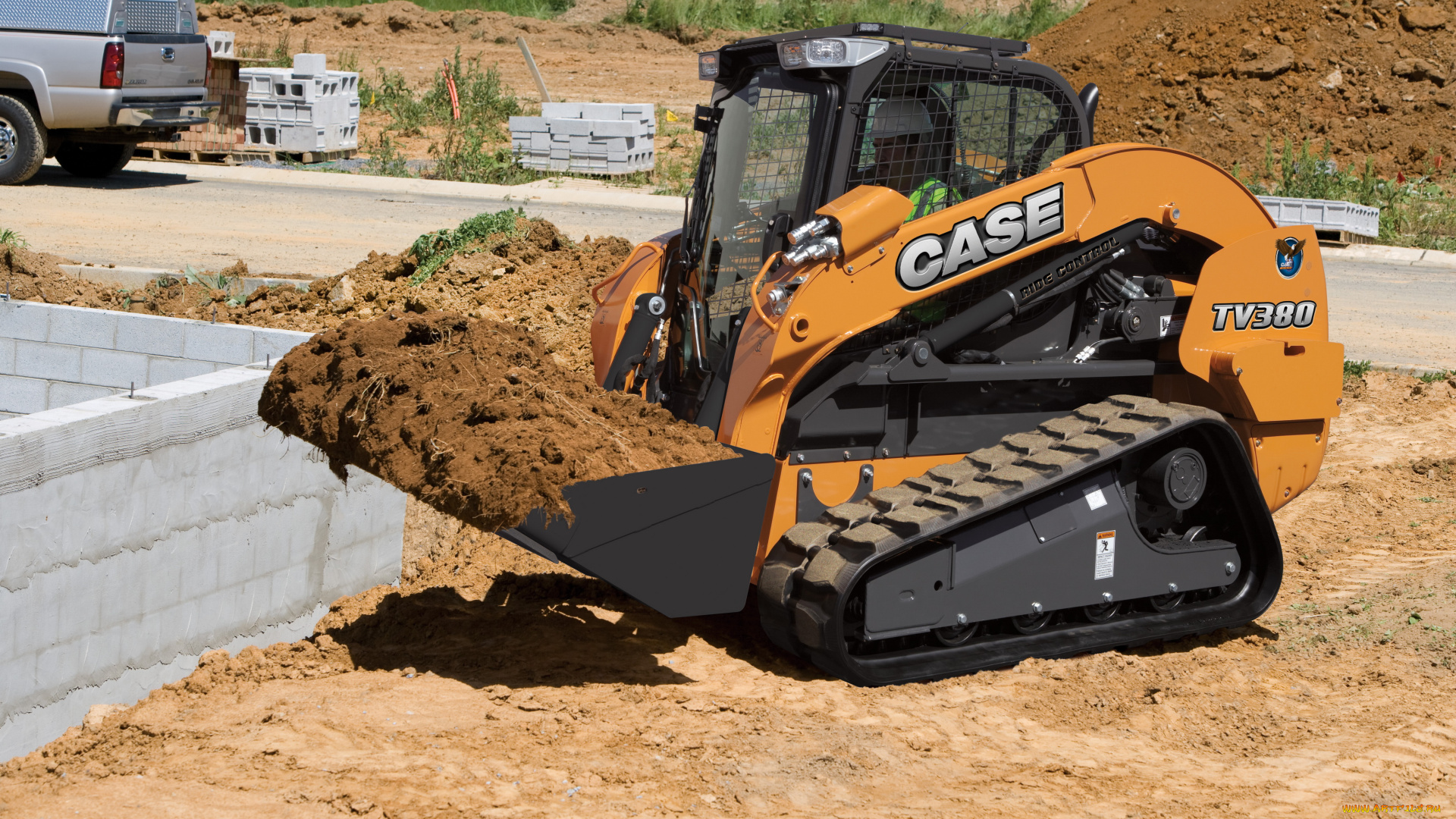 техника, фронтальные, погрузчики, case