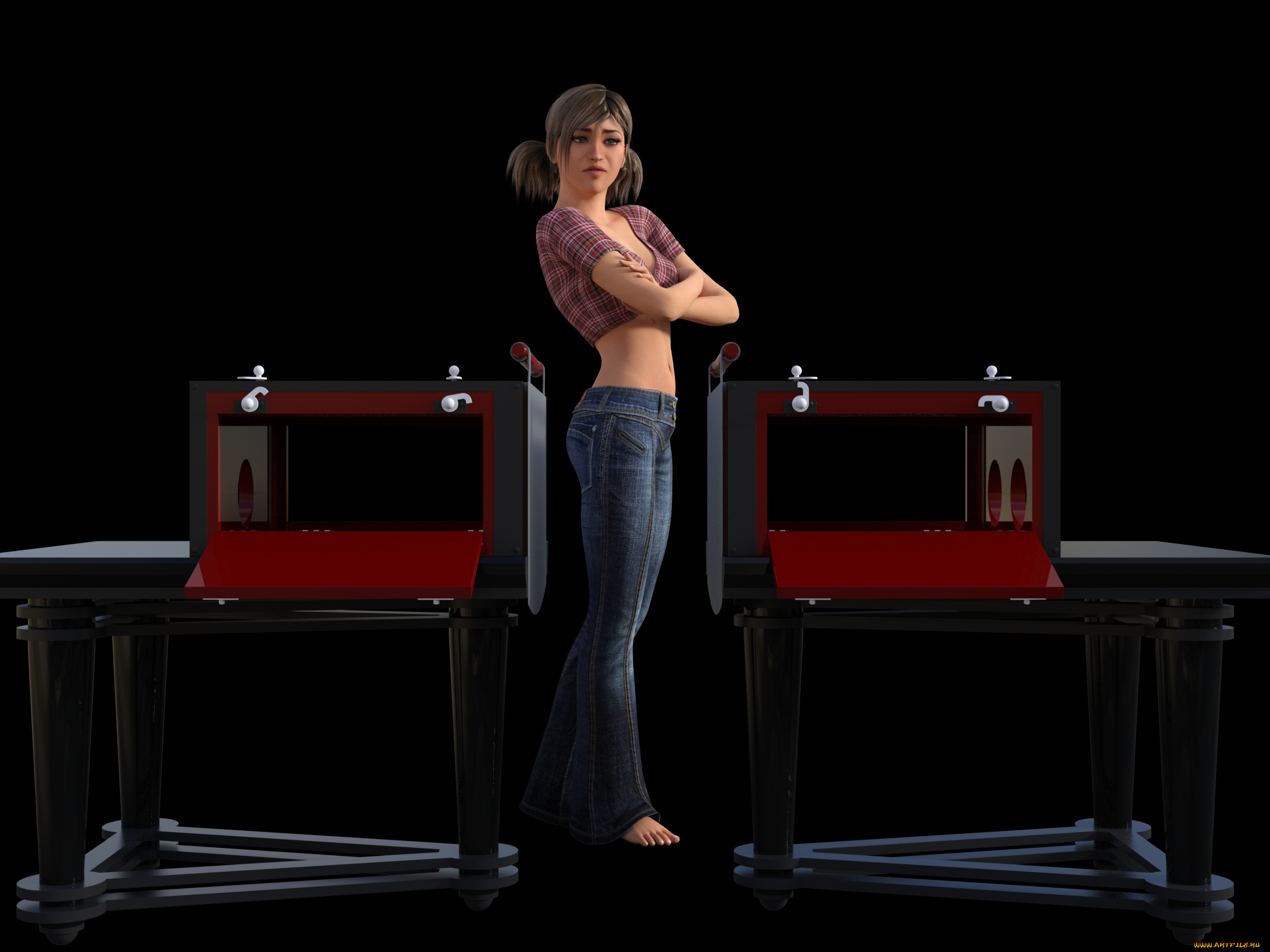 3д, графика, люди, , people, фон, взгляд, девушка