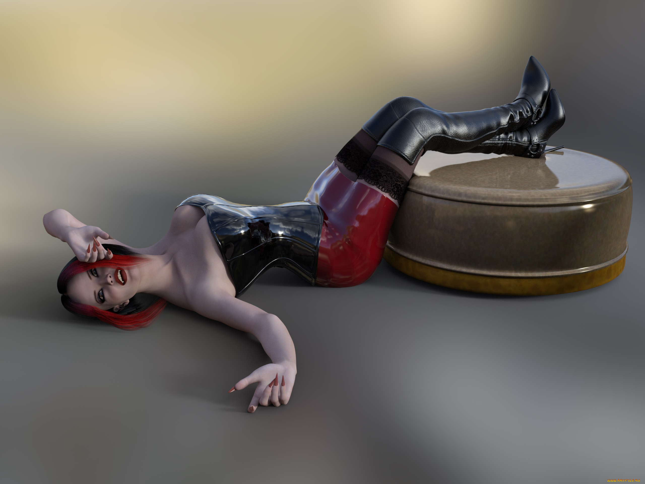 3д, графика, люди, , people, девушка, взгляд, фон